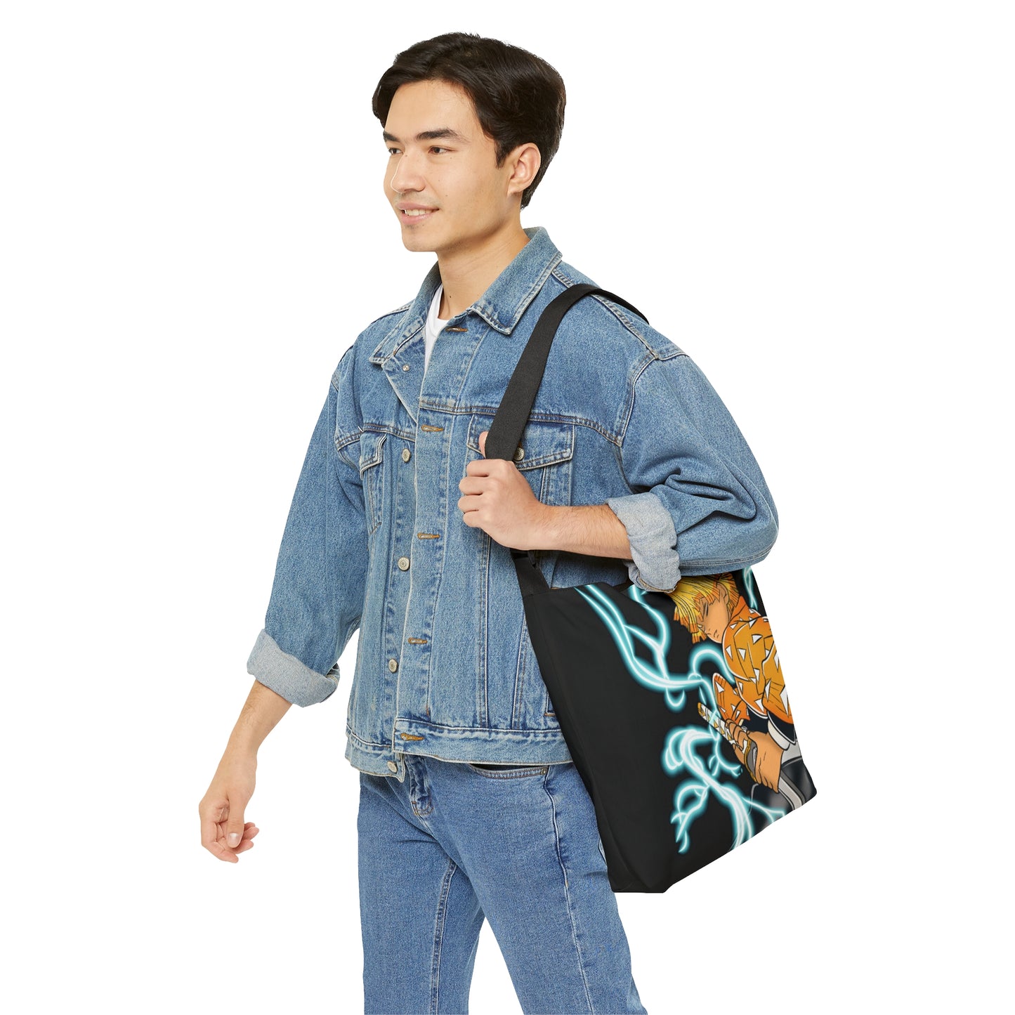 Lightning Breath Adjustable Tote Bag (AOP)