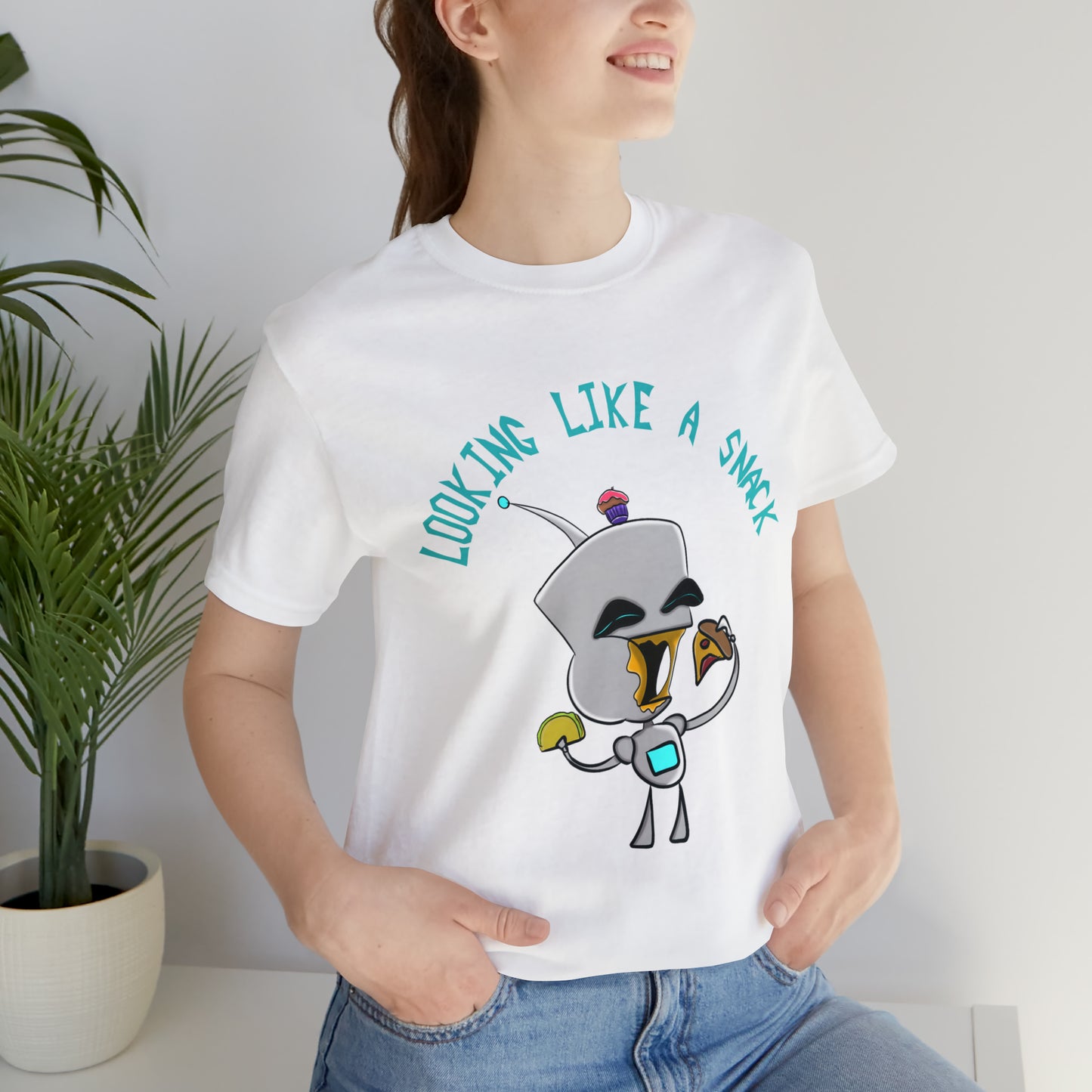 Lookin Like a Snack Unisex Jersey Short Sleeve Tee