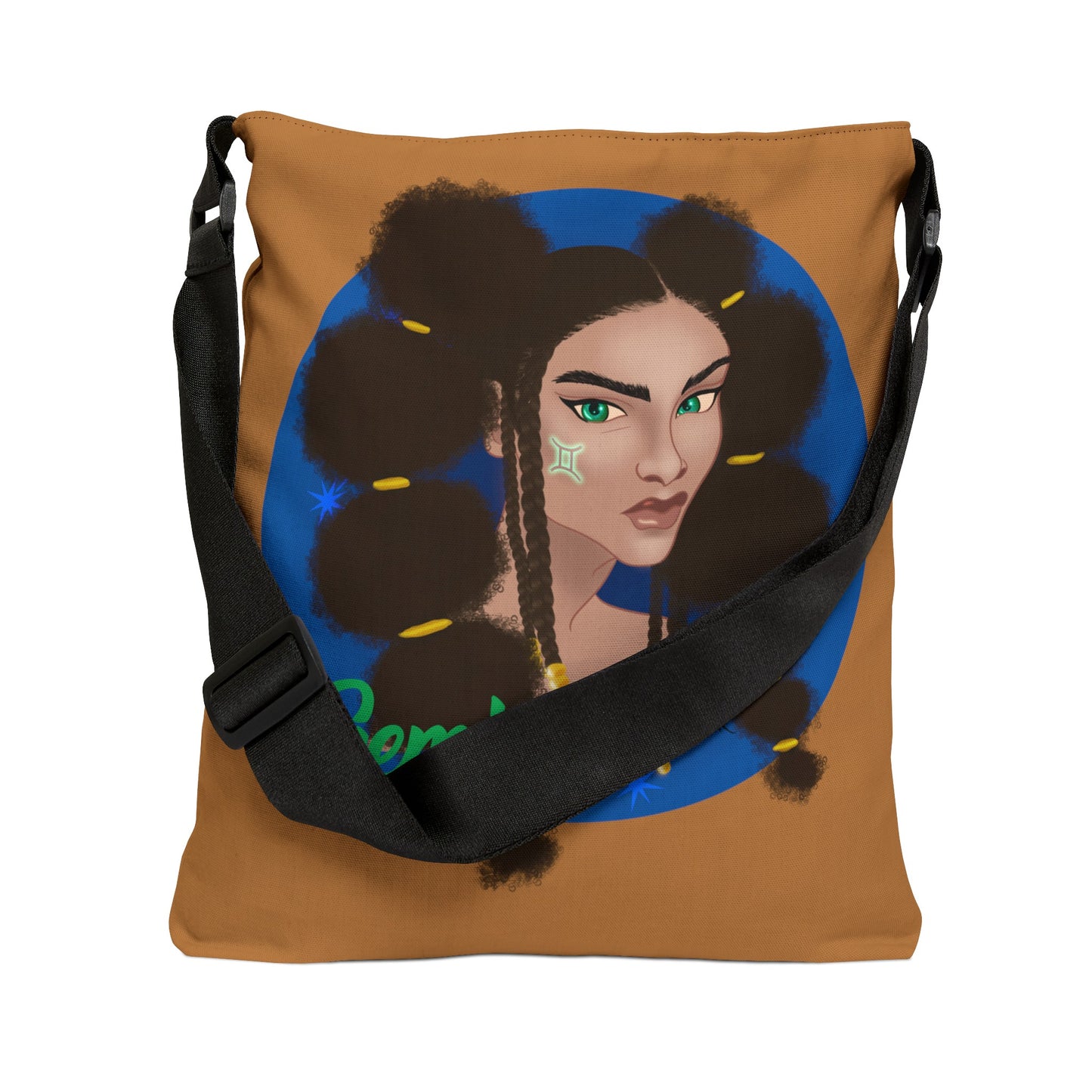 Zodiac Girls Gemini Adjustable Tote Bag (AOP)