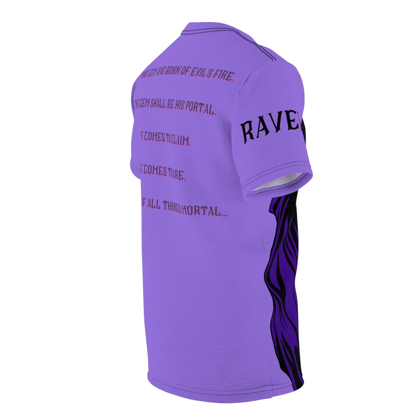 Melinated Raven Unisex Cut & Sew Tee (AOP)