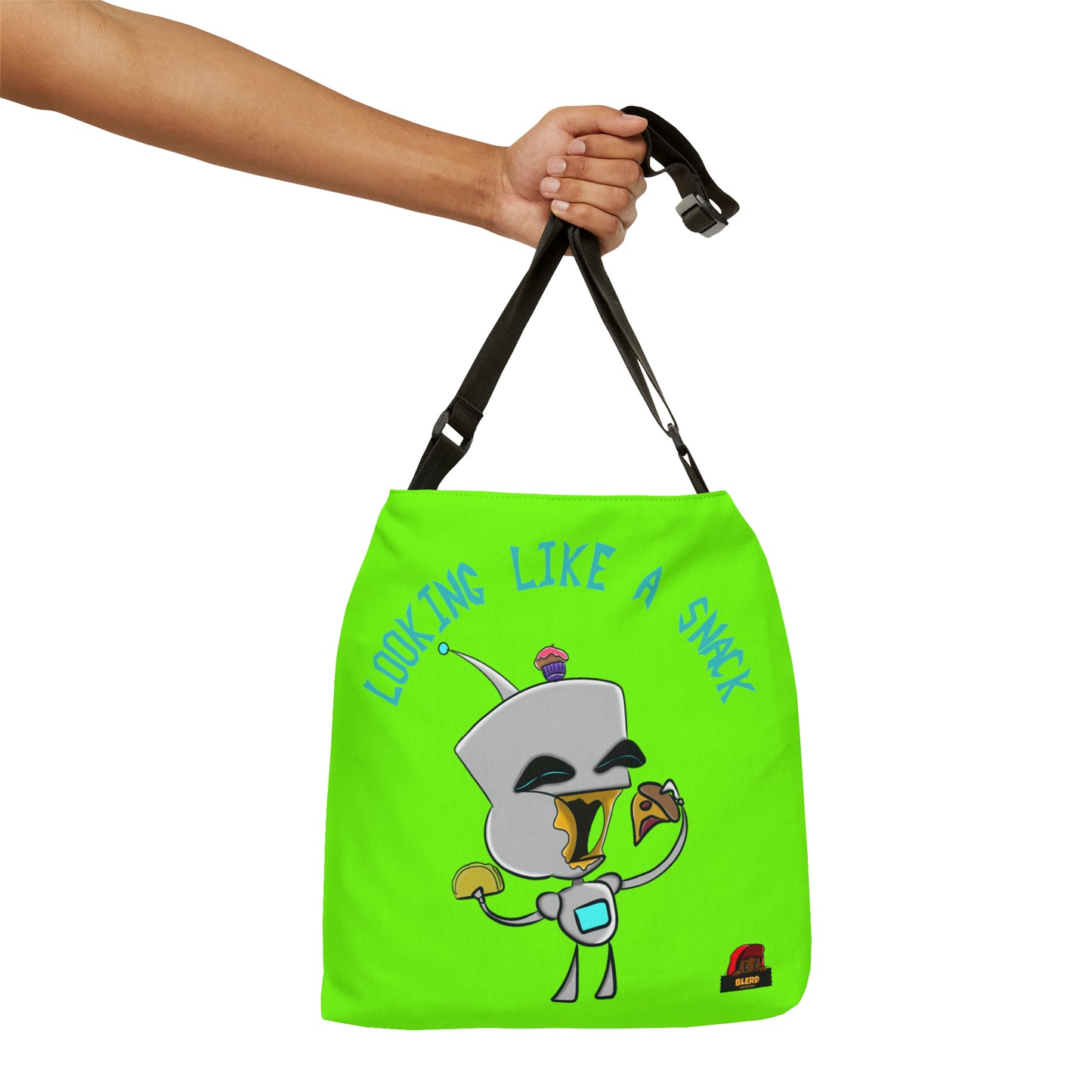 Lookin Like a Snack Adjustable Tote Bag (AOP)