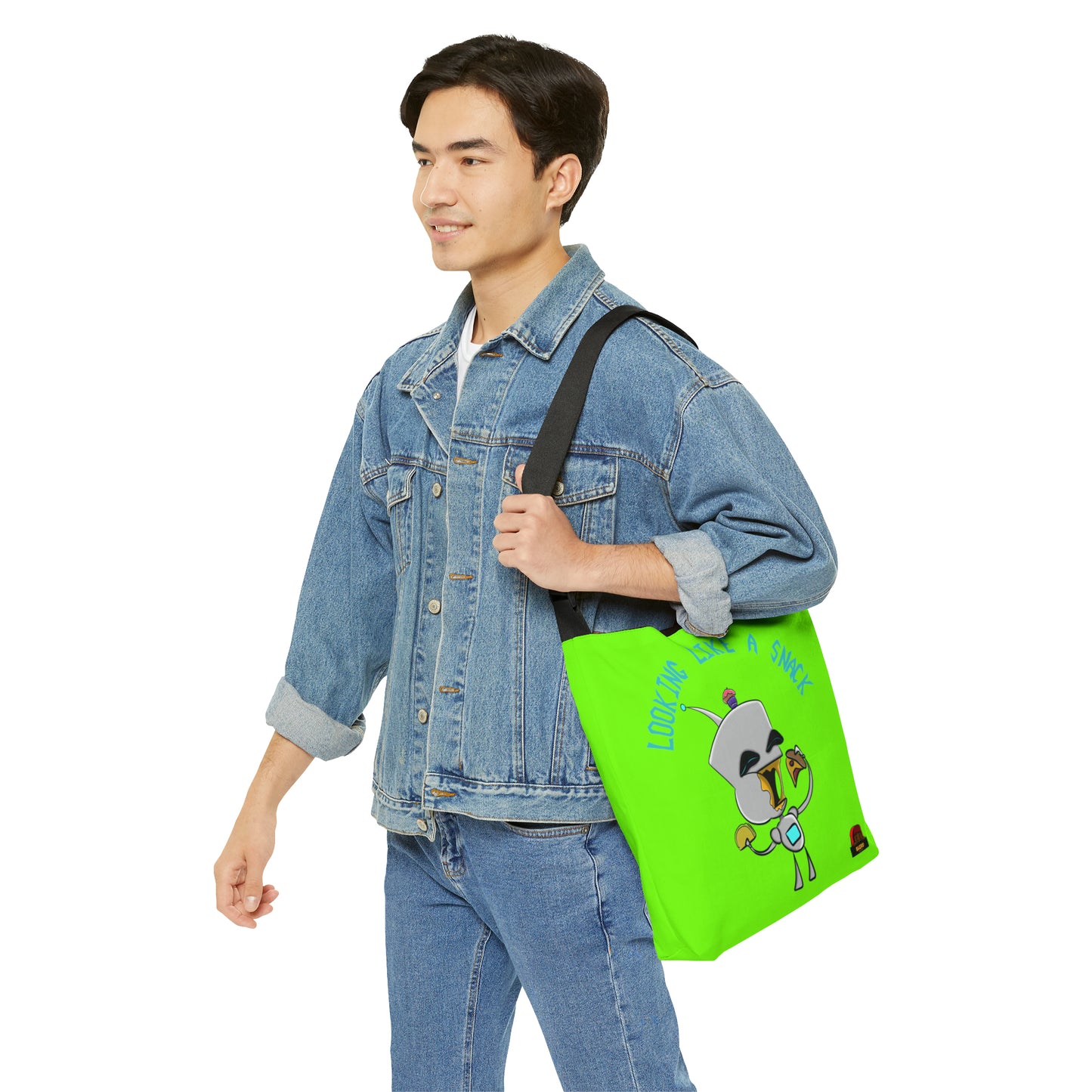 Lookin Like a Snack Adjustable Tote Bag (AOP)