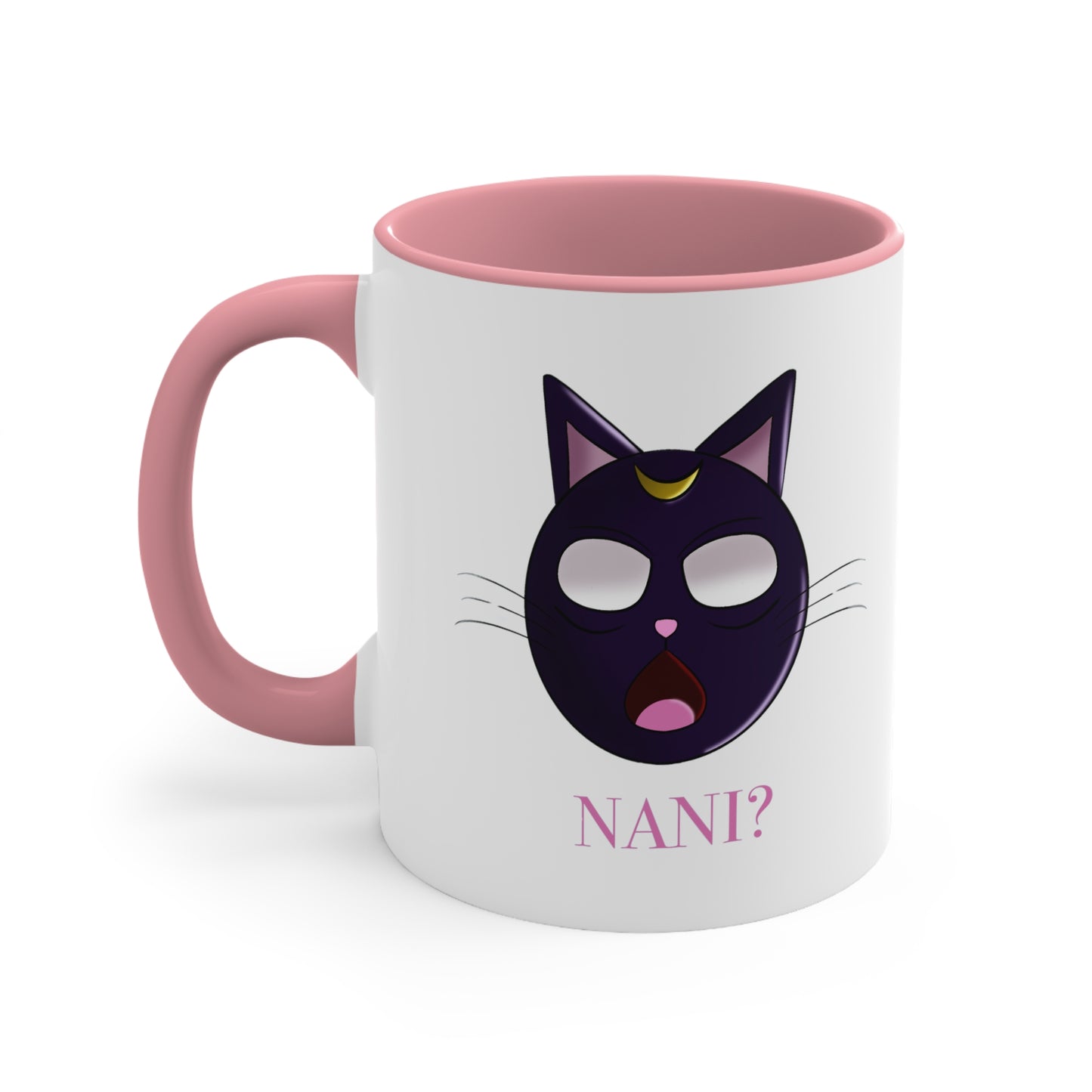 Nani Moon Cat Accent Coffee Mug, 11oz