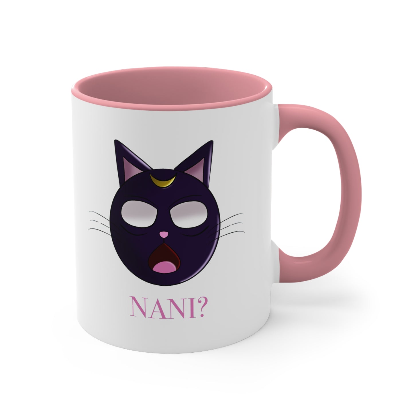 Nani Moon Cat Accent Coffee Mug, 11oz