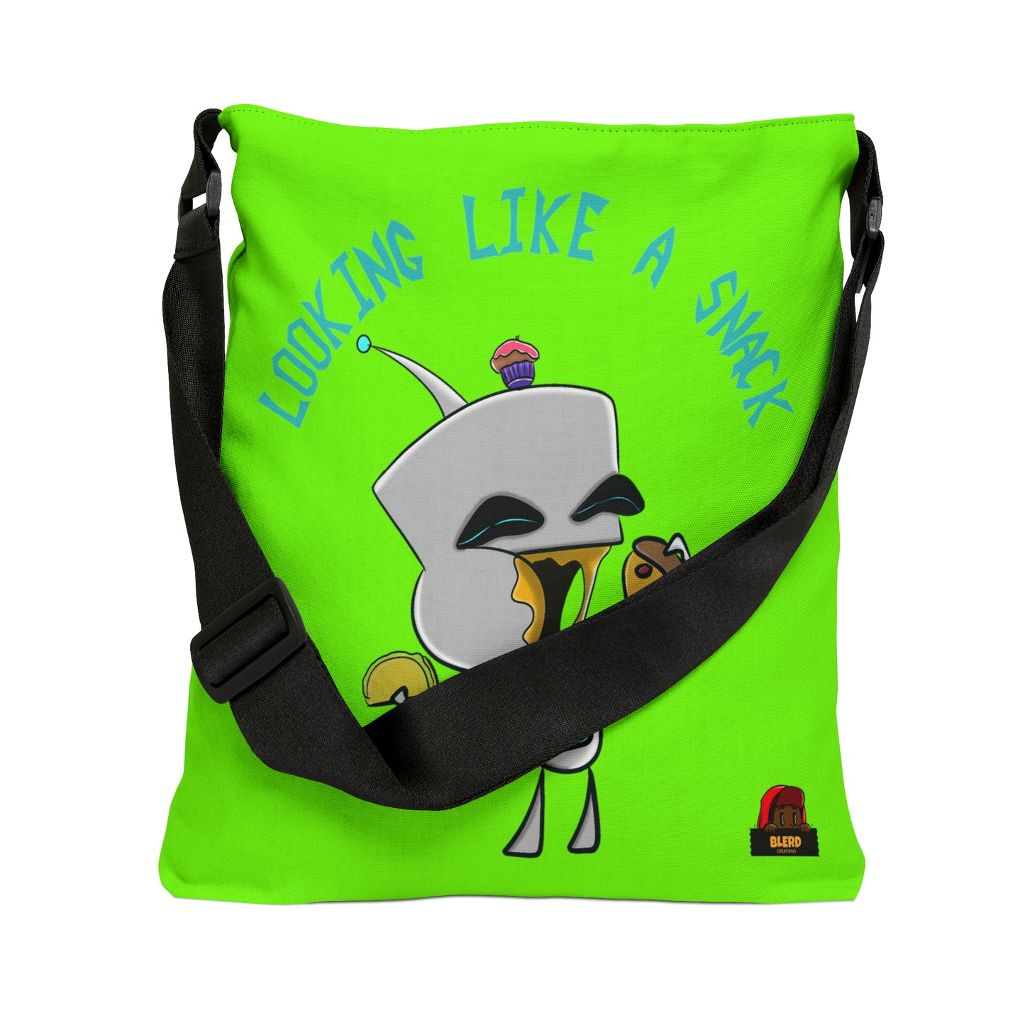 Lookin Like a Snack Adjustable Tote Bag (AOP)