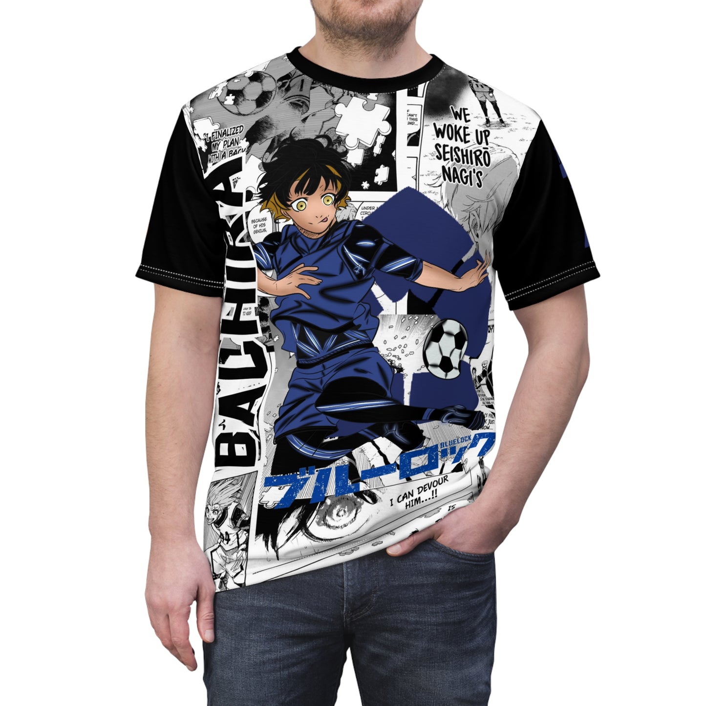 Team Z: Bachira Unisex Cut & Sew Tee (AOP)