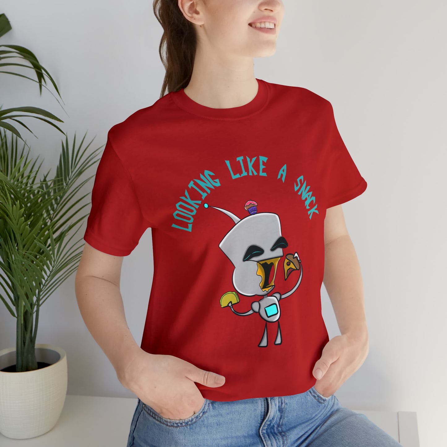 Lookin Like a Snack Unisex Jersey Short Sleeve Tee