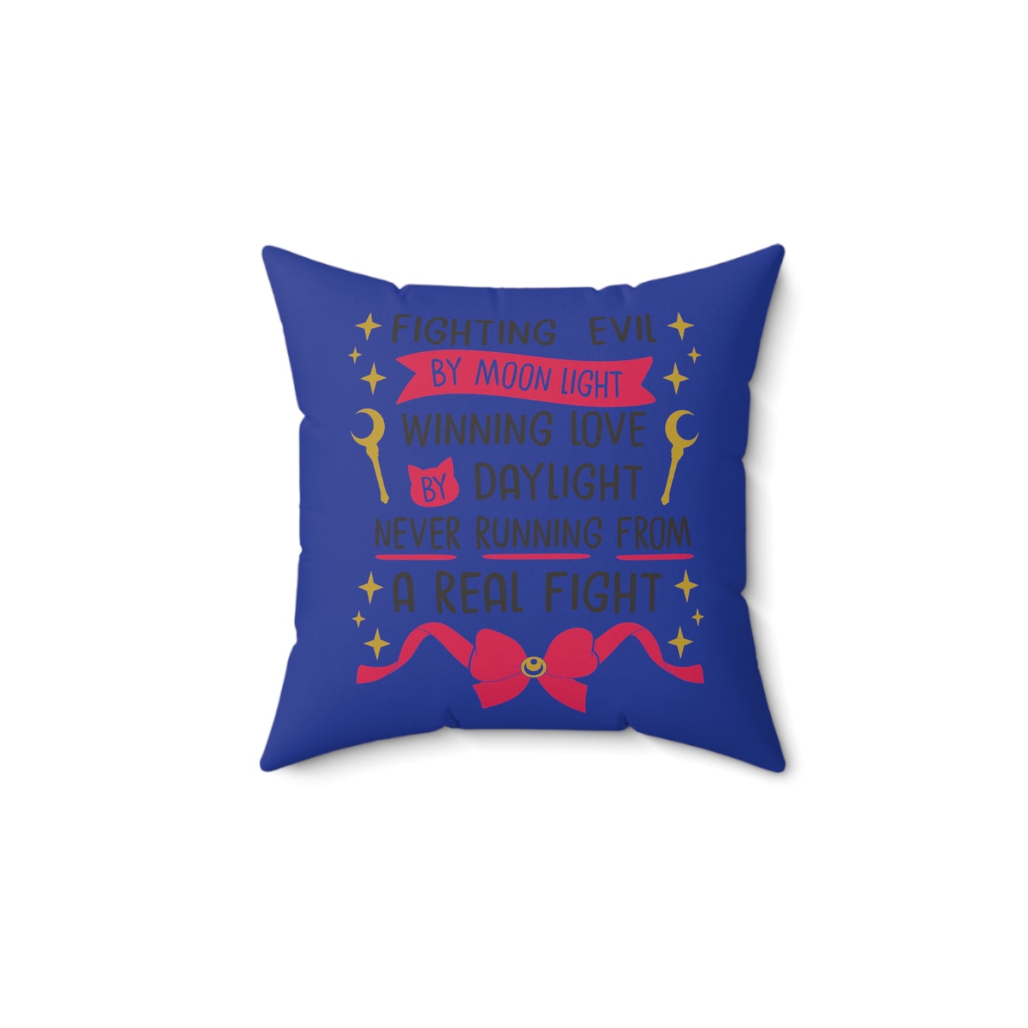 Moon Queen Spun Polyester Square Pillow