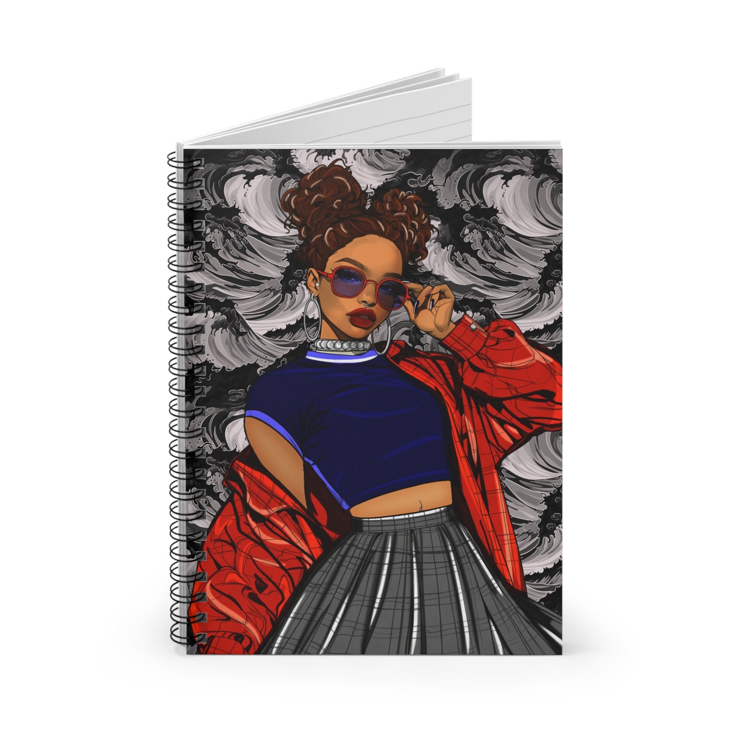 Fashionable Spiral Notebook - Chic Designs for Trendsetters