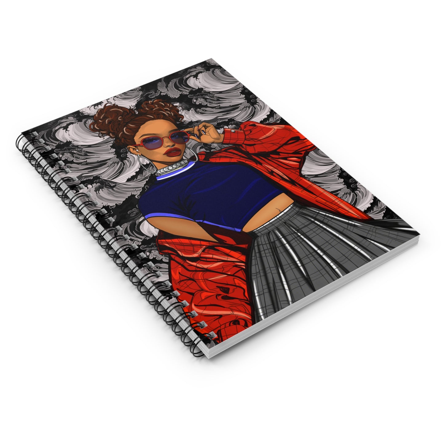 Fashionable Spiral Notebook - Chic Designs for Trendsetters