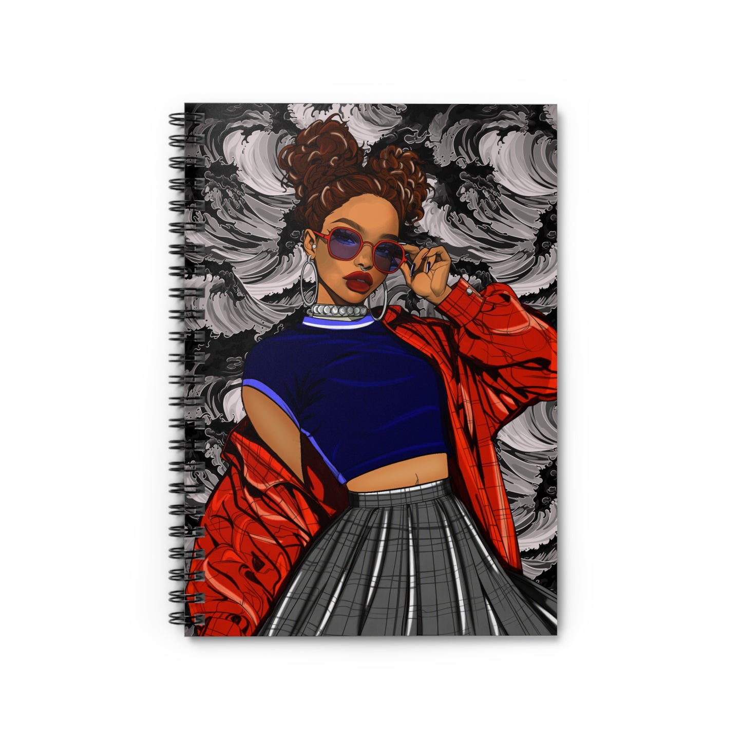 Fashionable Spiral Notebook - Chic Designs for Trendsetters