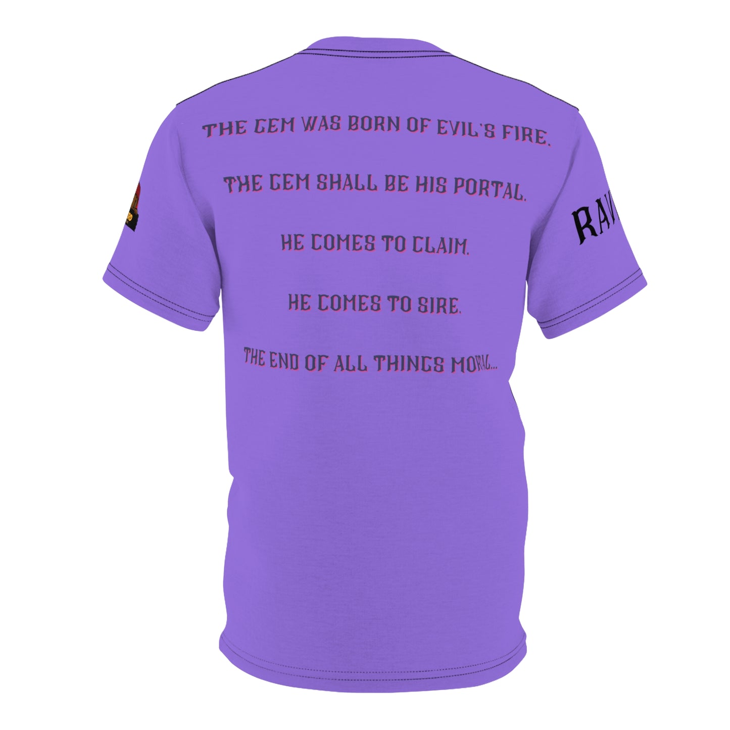 Melinated Raven Unisex Cut & Sew Tee (AOP)