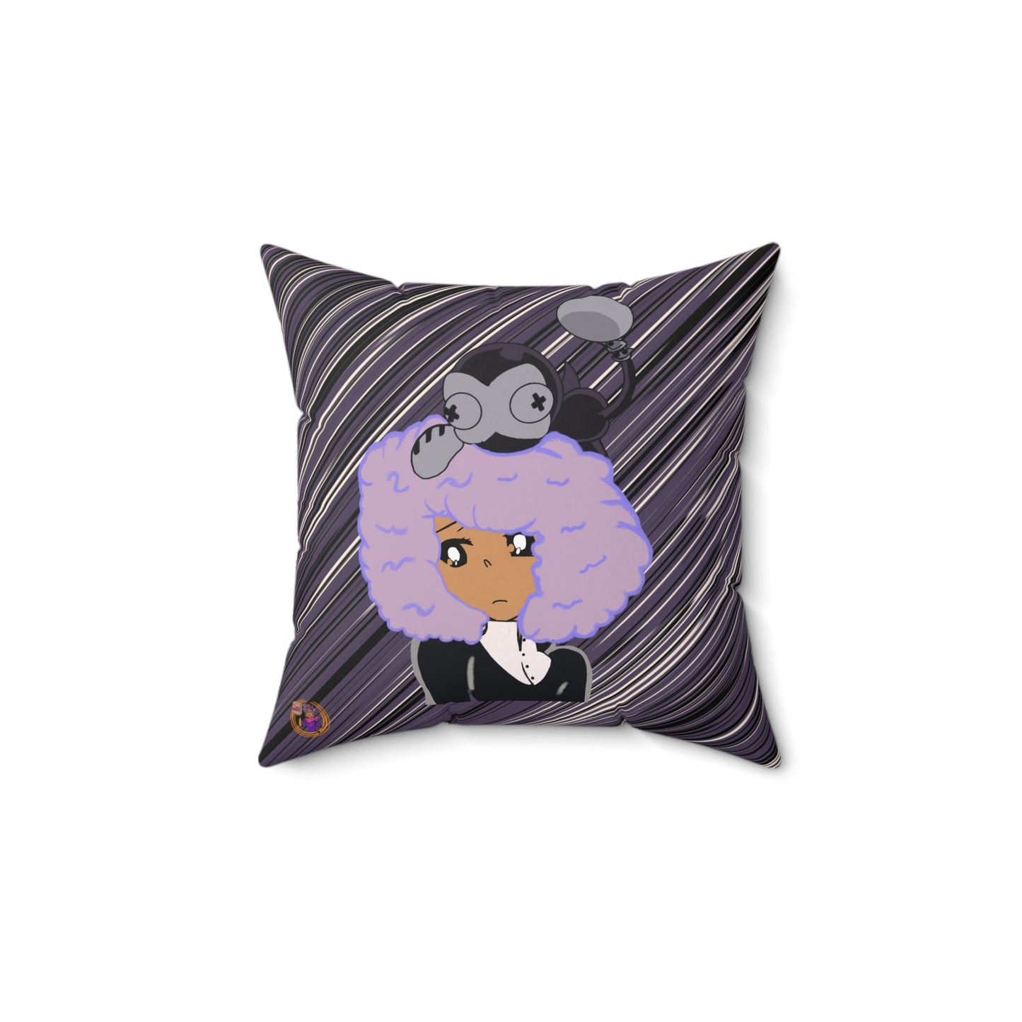 Bler'd Krona Spun Polyester Square Pillow