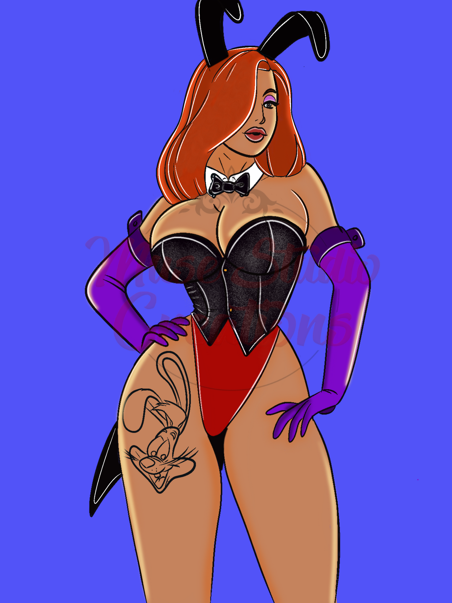 Bad Bunny J Print