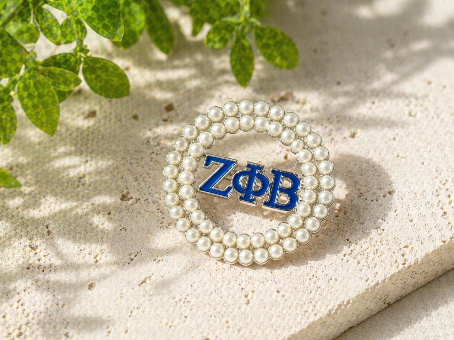 Zeta Pearl Brooch Pin