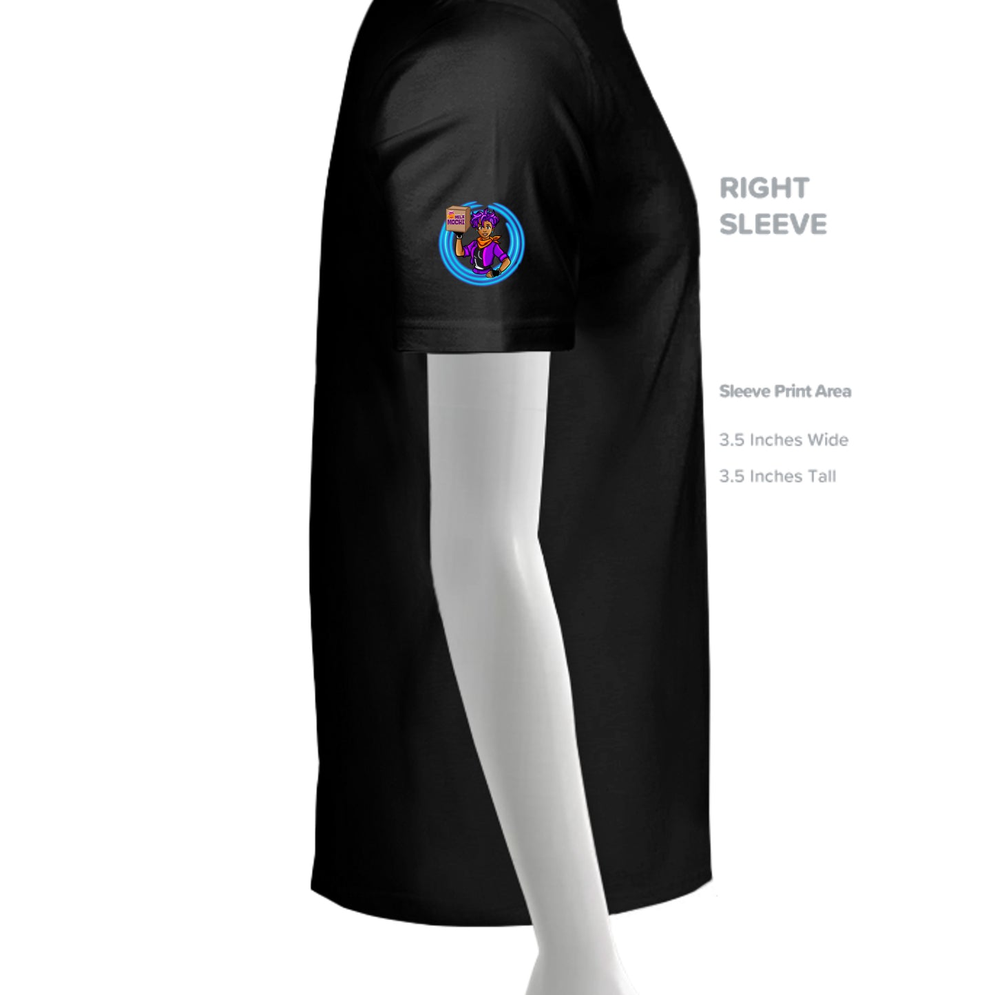 BLACK - C1717 - SLEEVE_RIGHT