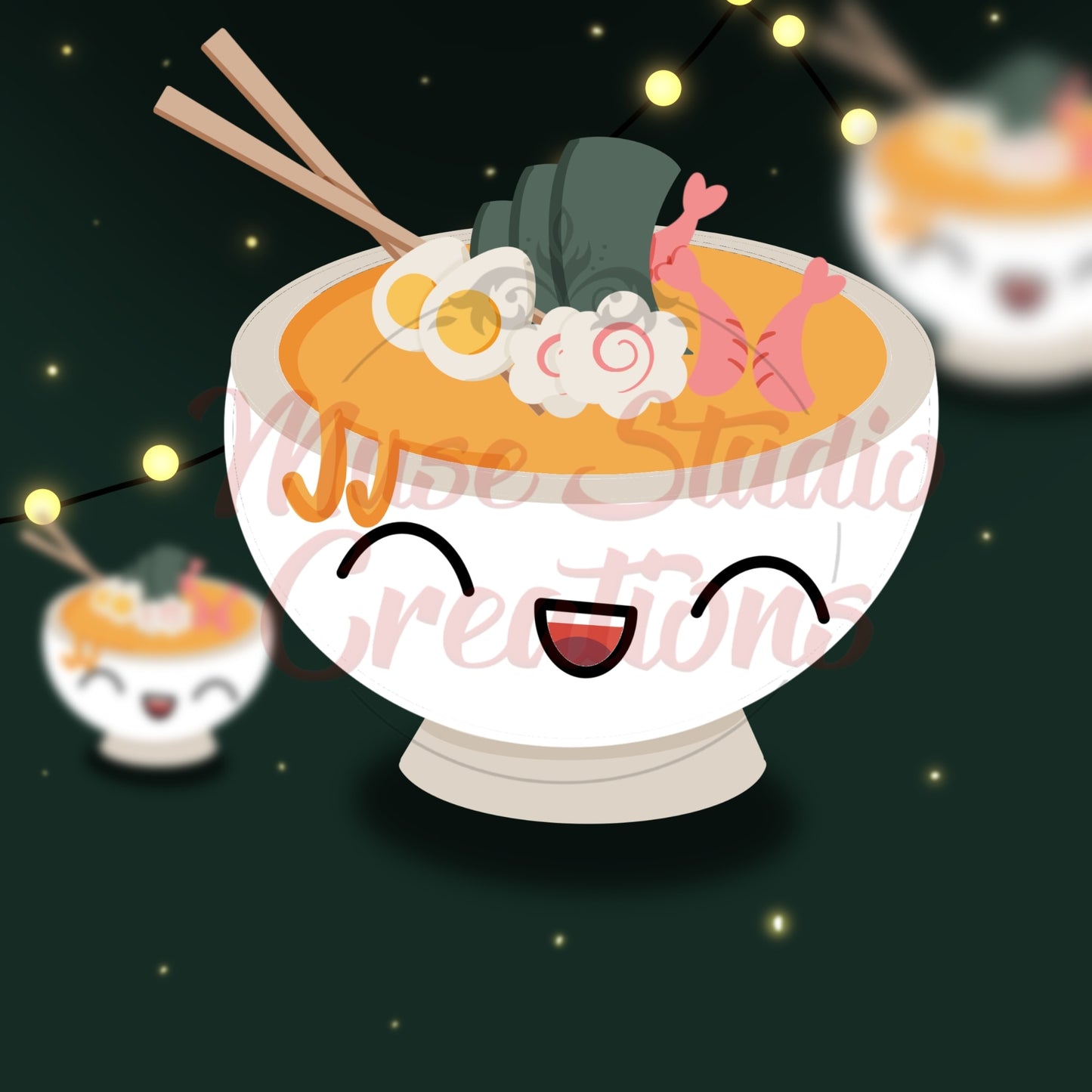 Kawaii Ramen Print