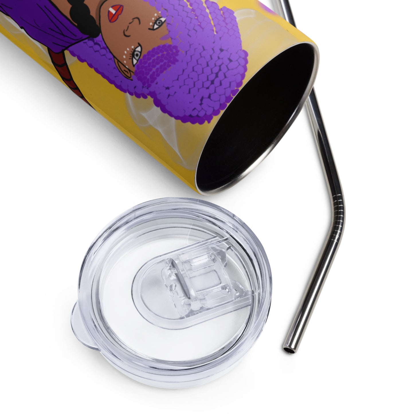Amethyst Stainless steel tumbler