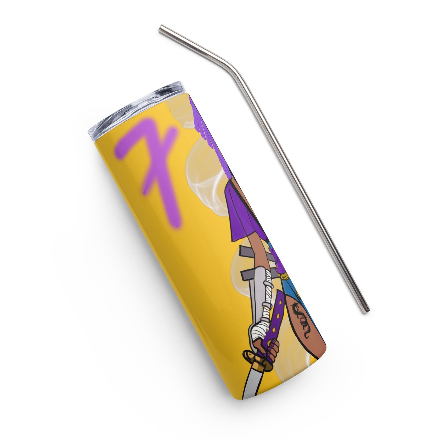 Amethyst Stainless steel tumbler