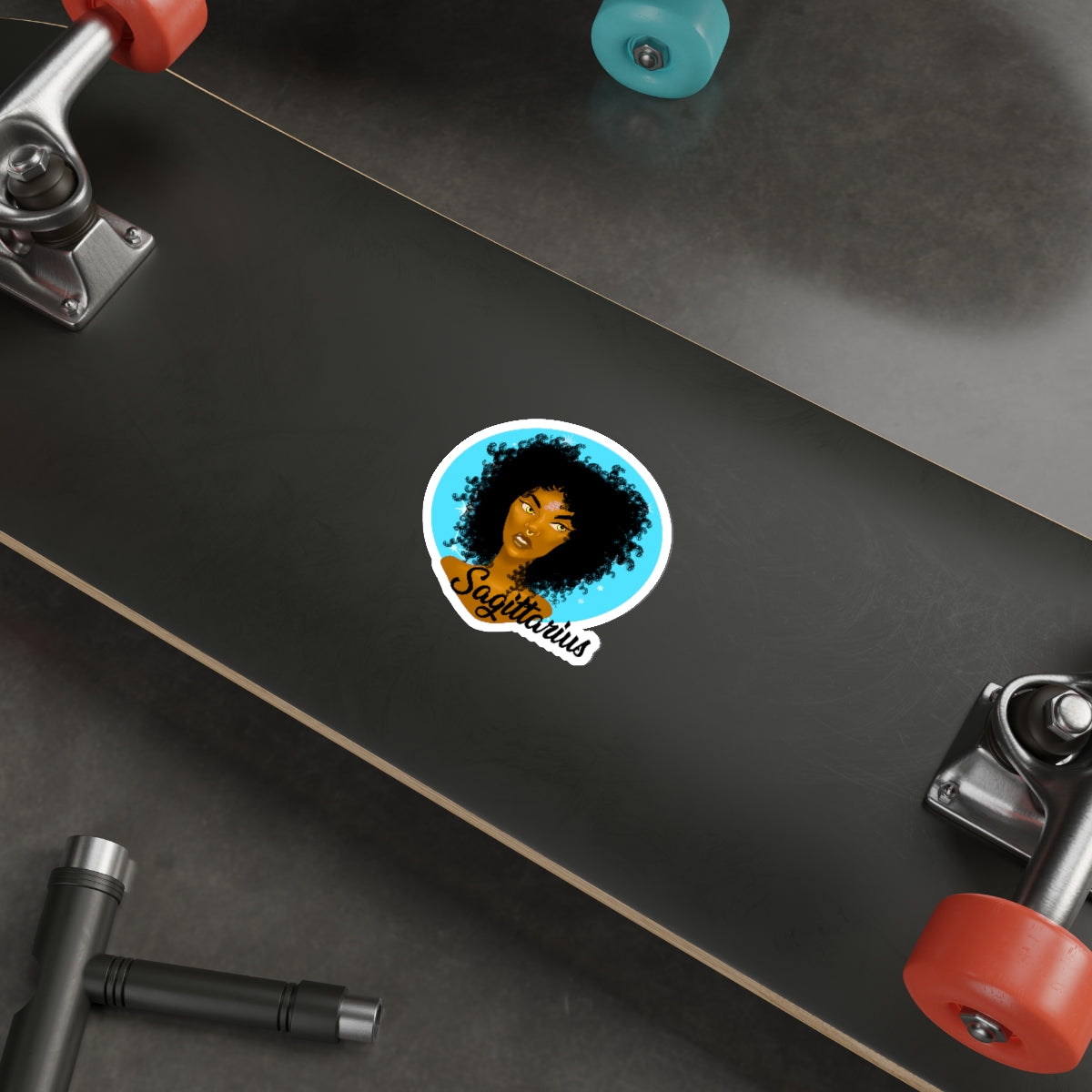 Zodiac Girls "Sagittarius" Die-Cut Stickers