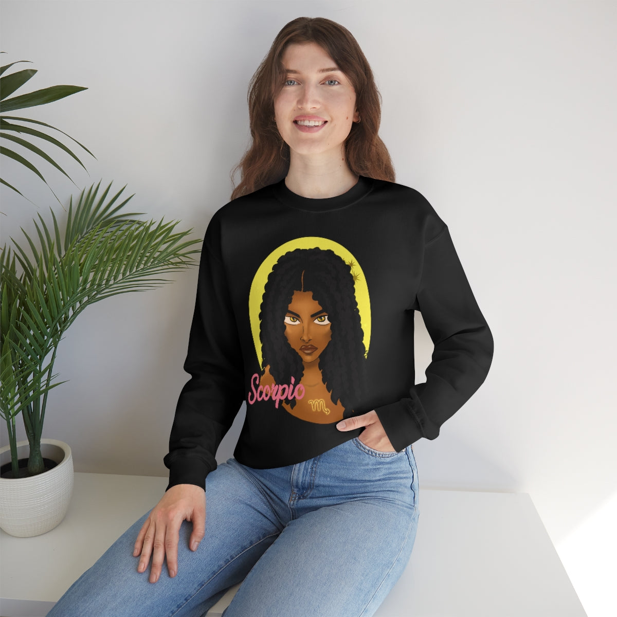 Zodiac Girls "Scorpio" Unisex Crewneck Sweatshirt