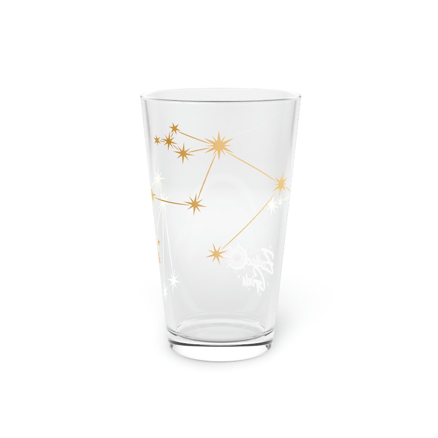 Zodiac Girls Aquarius Pint Glass, 16oz