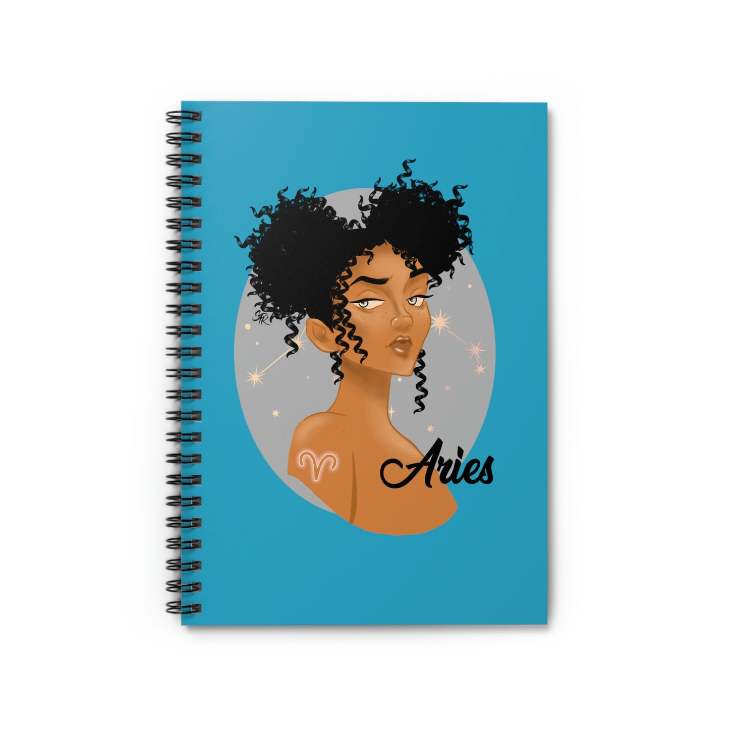Zodiac Girls Aries Spiral Notebook - Ruled Line