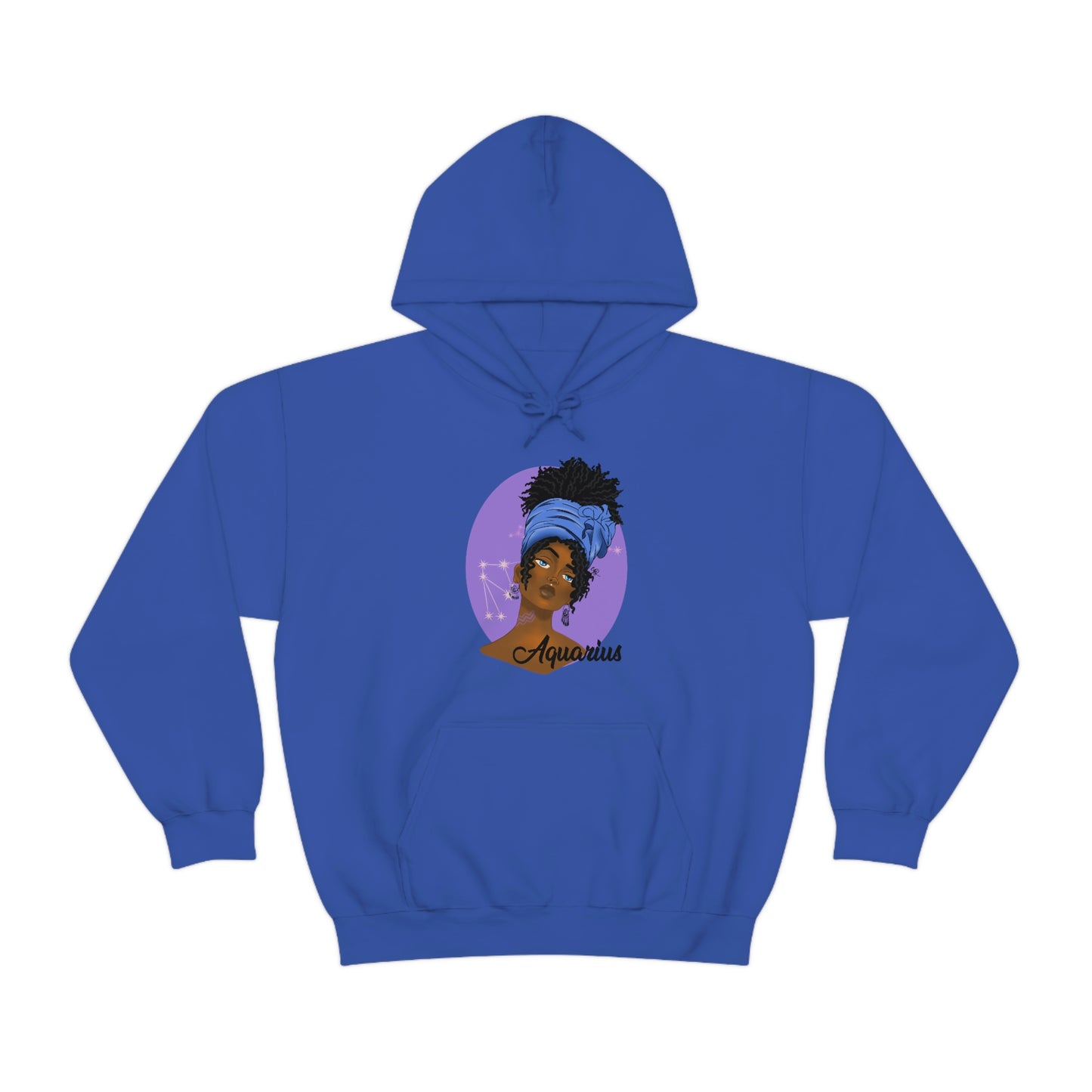 Zodiac Girls Aquarius Unisex Hooded Sweatshirt