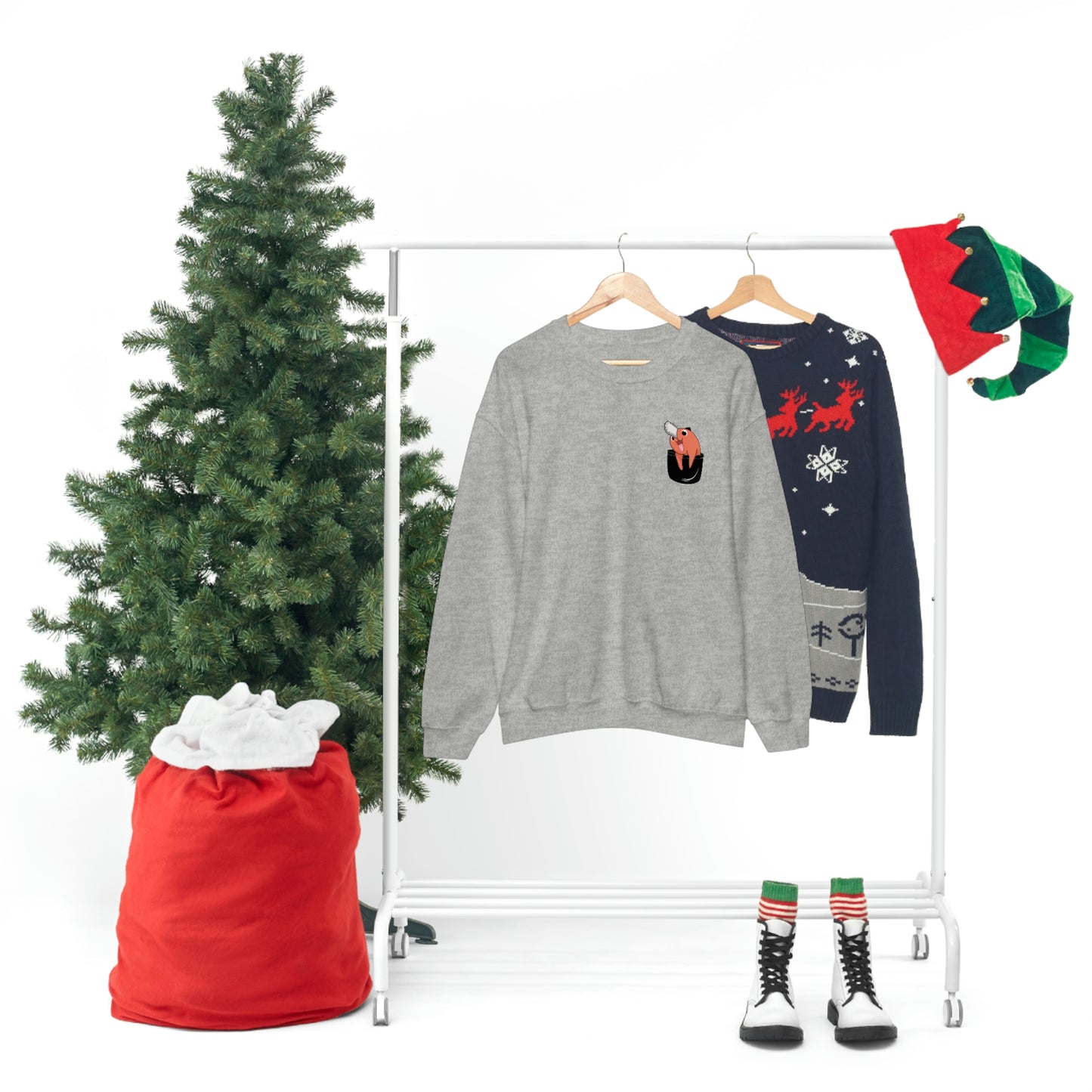 Devil Mutt Unisex Heavy Blend™ Crewneck Sweatshirt