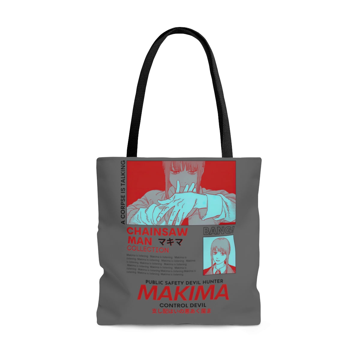 Control Devil AOP Tote Bag