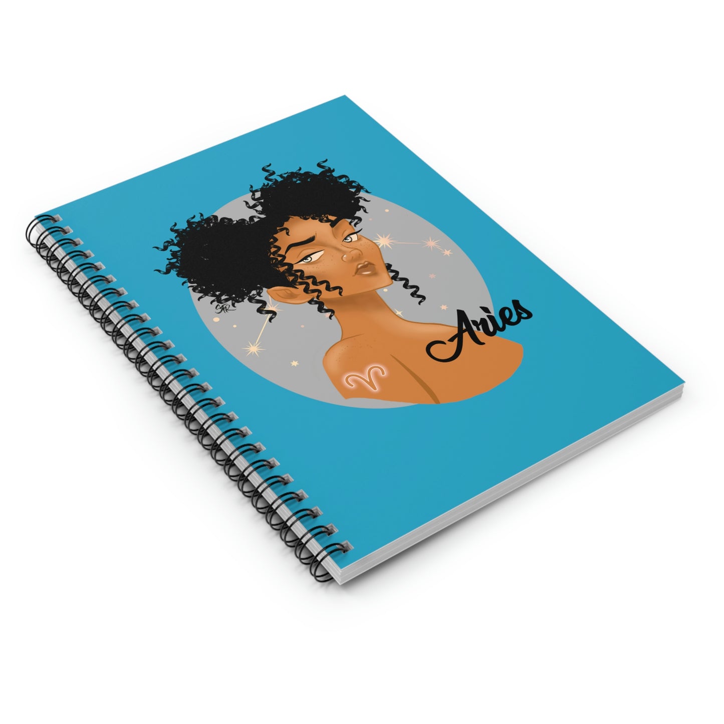 Zodiac Girls Aries Spiral Notebook - Ruled Line