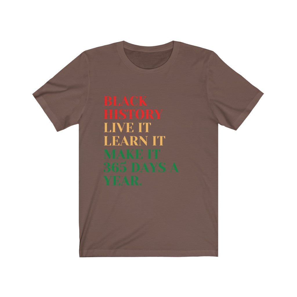 Black History - 365 Short Sleeve Tee