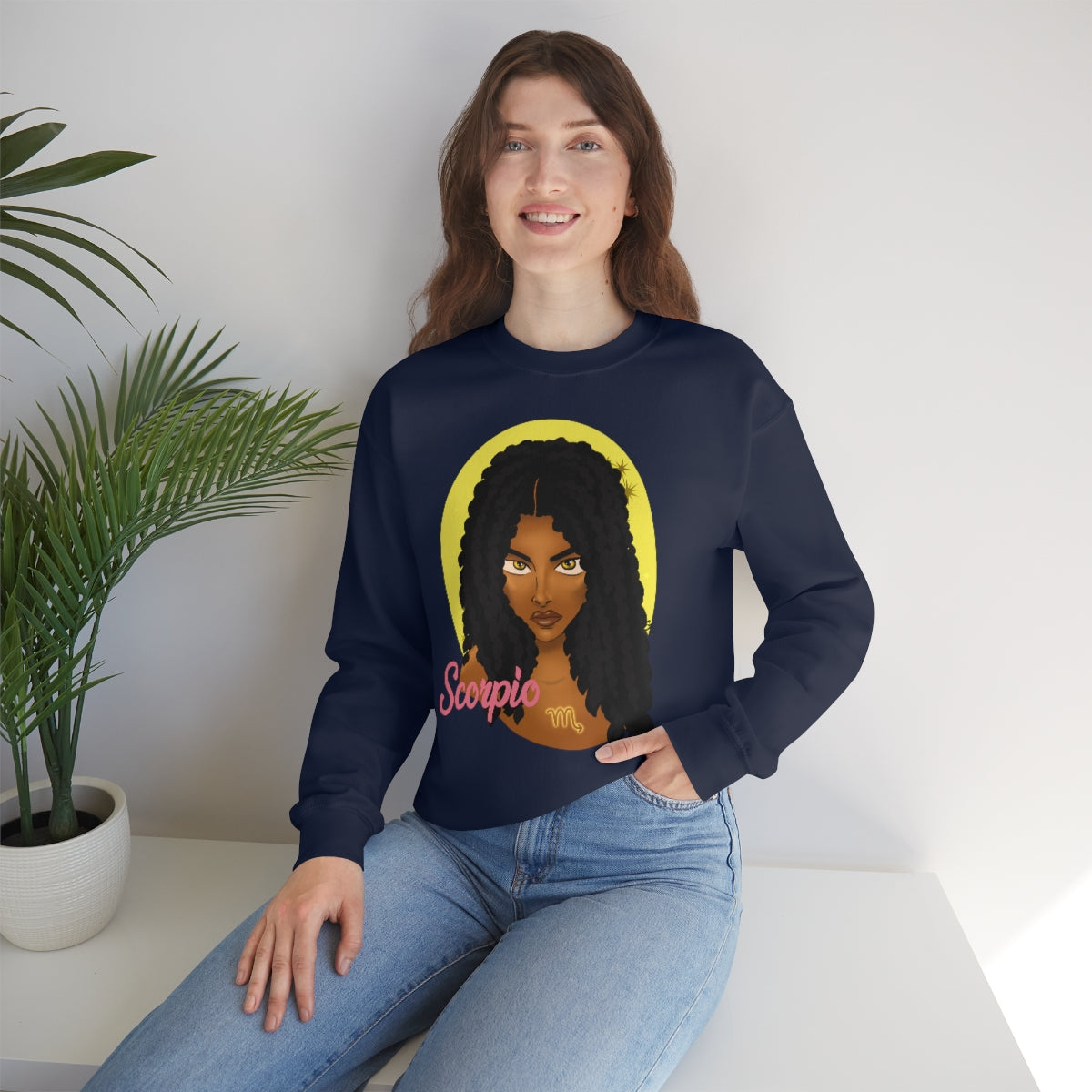 Zodiac Girls "Scorpio" Unisex Crewneck Sweatshirt
