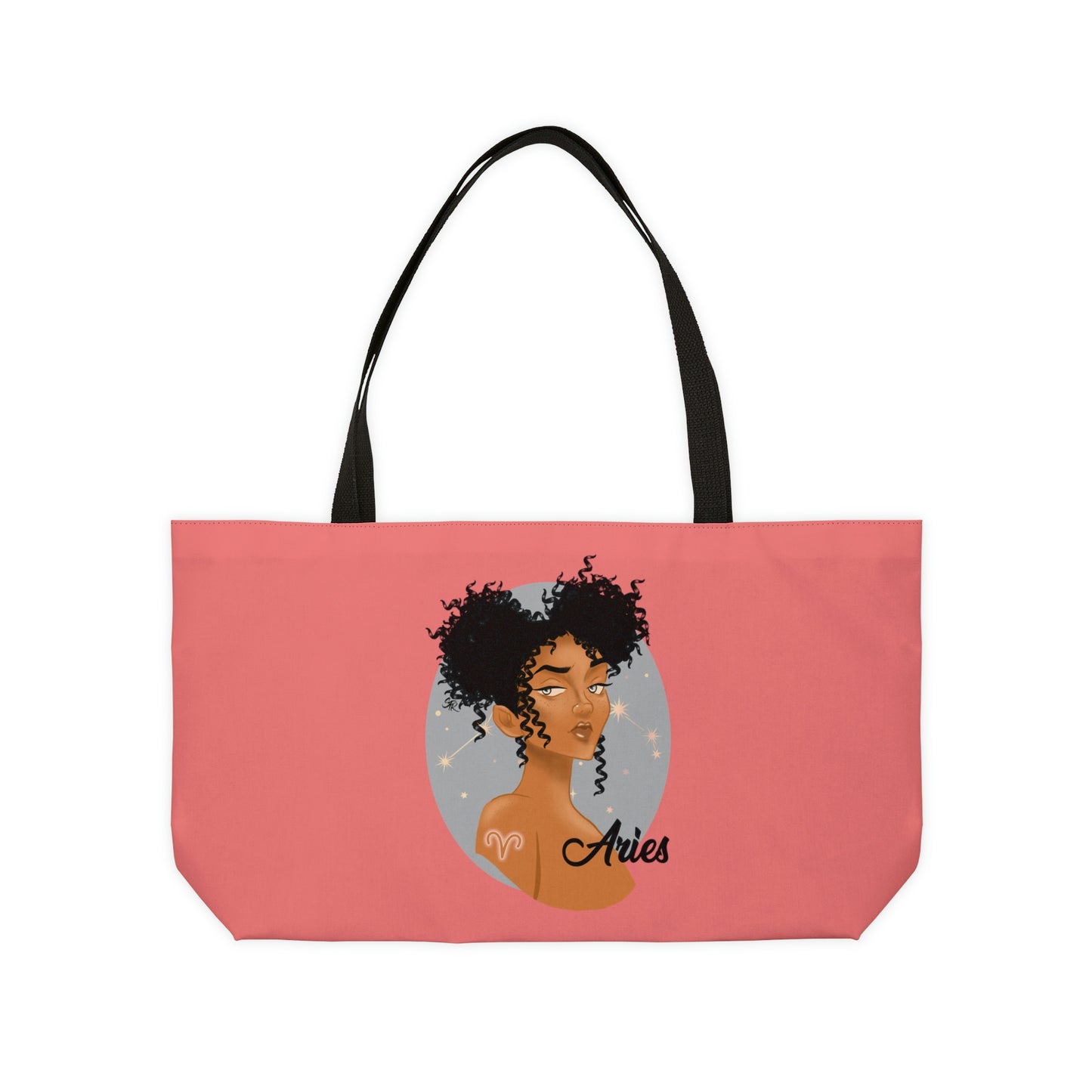 Zodiac Girls Aries Weekender Tote Bag