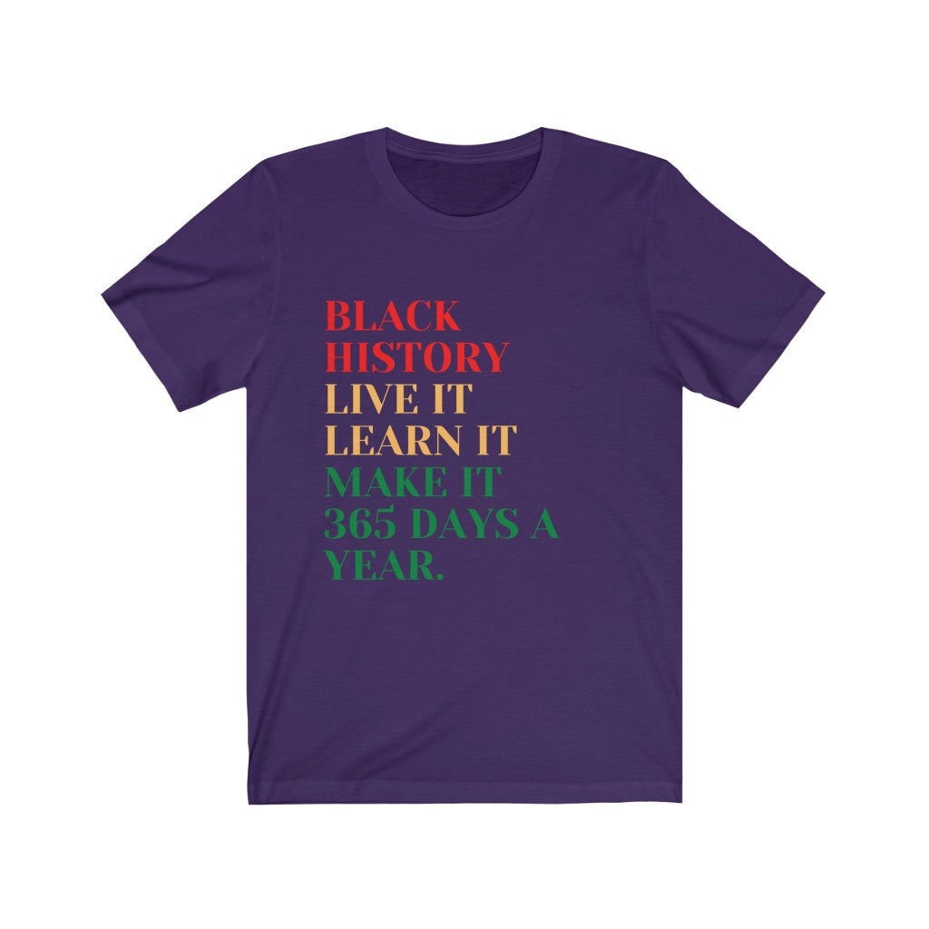 Black History - 365 Short Sleeve Tee
