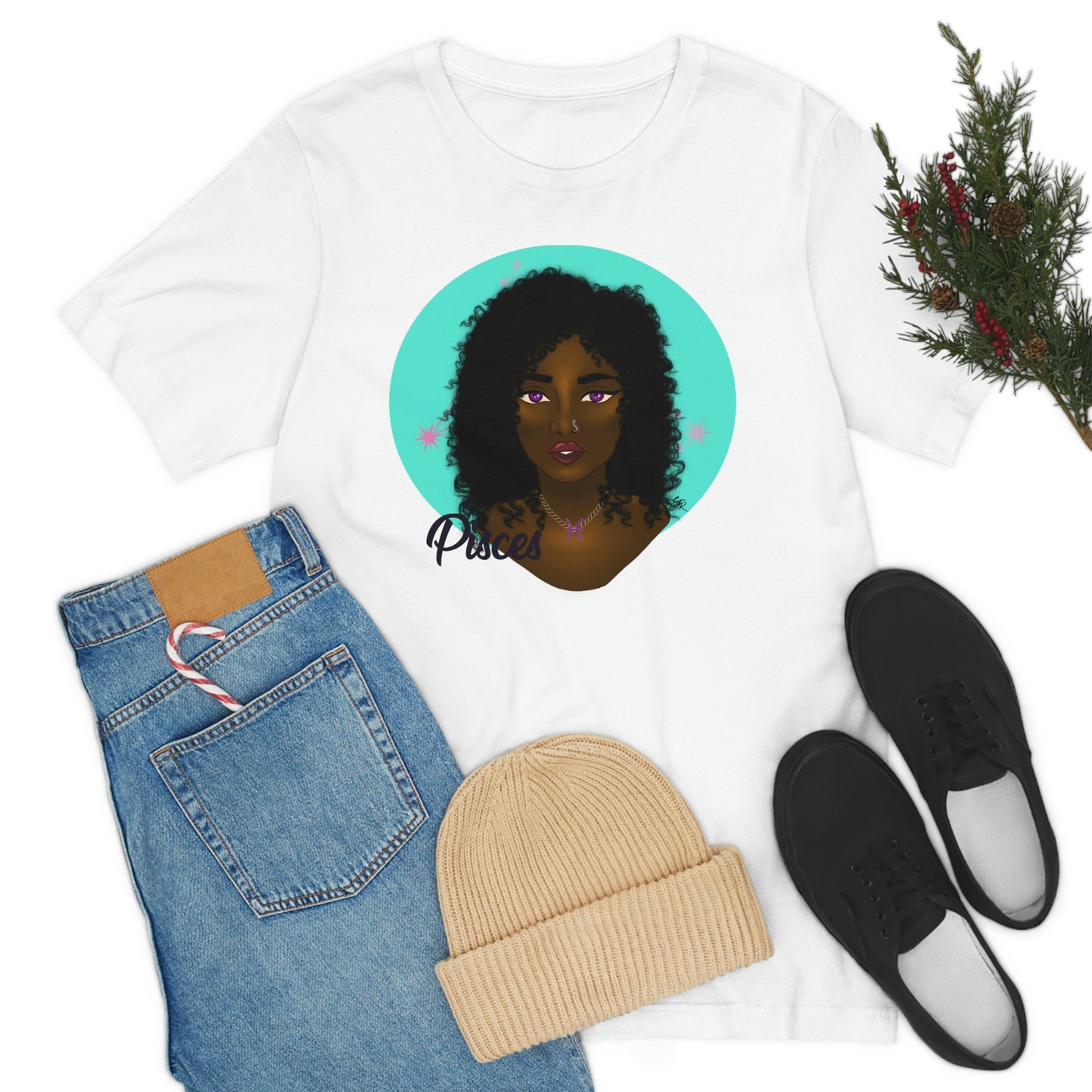 Zodiac Girls "Pisces" Unisex Jersey Short Sleeve Tee