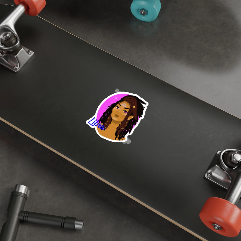 Zodiac Girls "Libra" Die-Cut Stickers