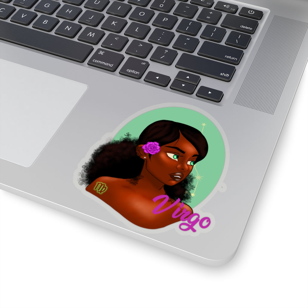 Zodiac Girls Virgo Kiss-Cut Stickers