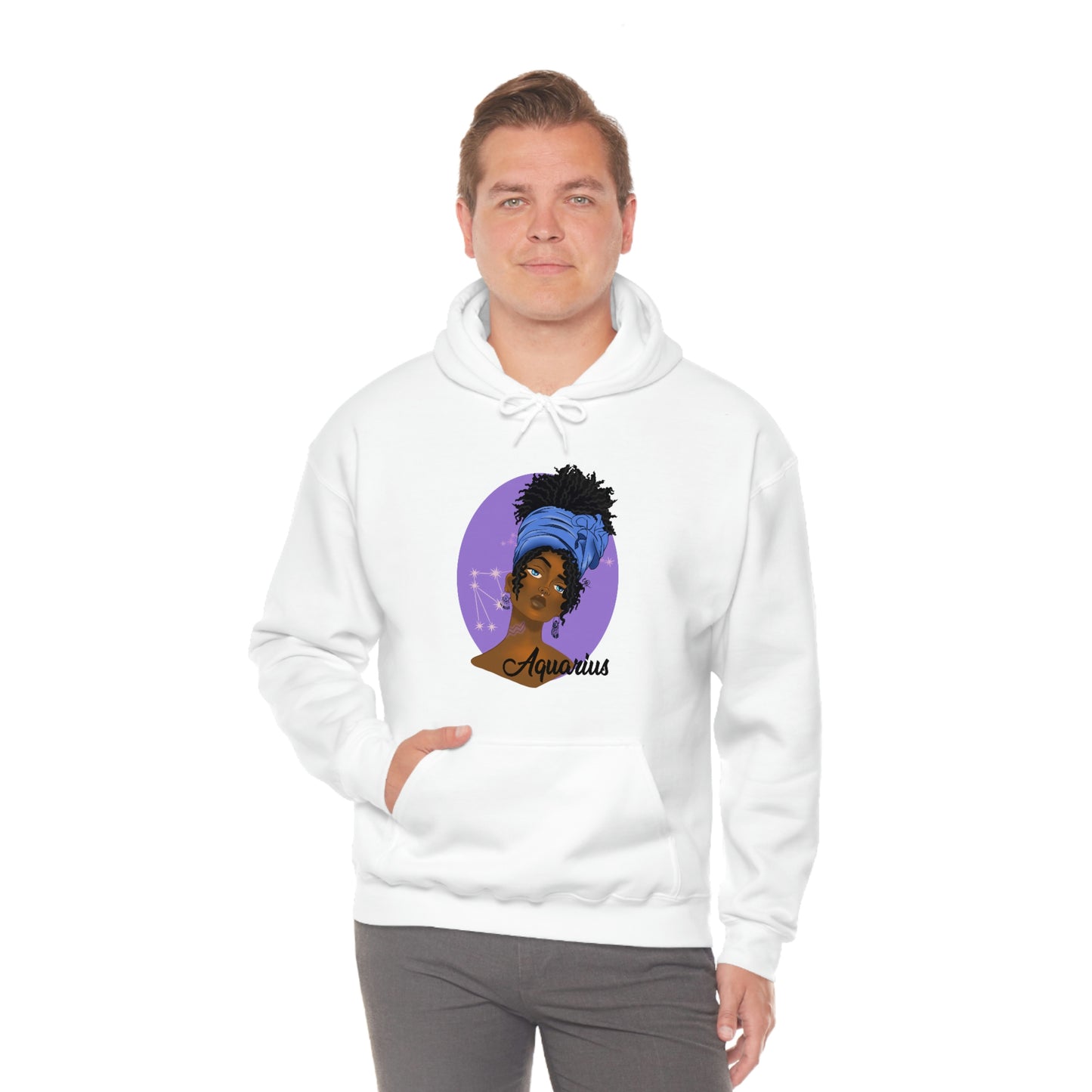 Zodiac Girls Aquarius Unisex Hooded Sweatshirt