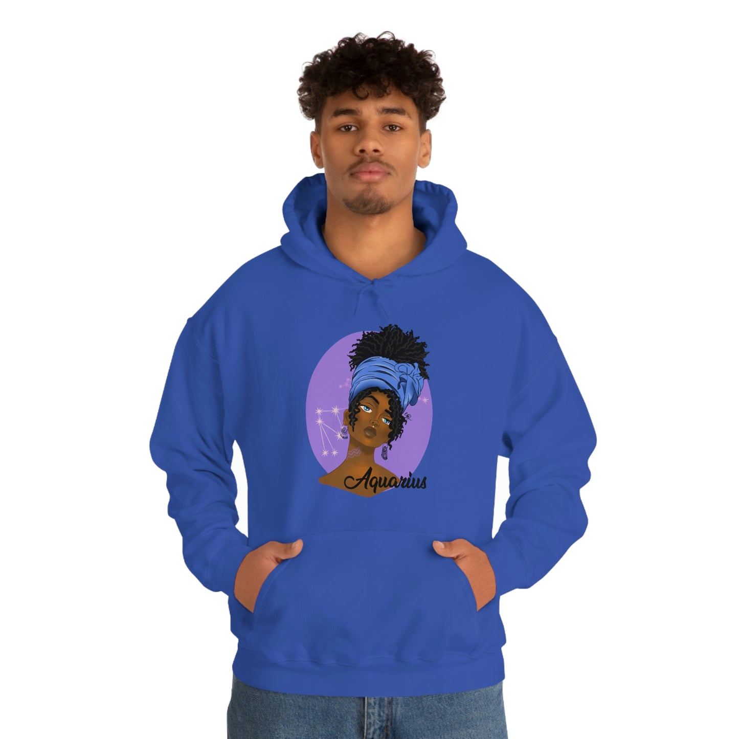 Zodiac Girls Aquarius Unisex Hooded Sweatshirt