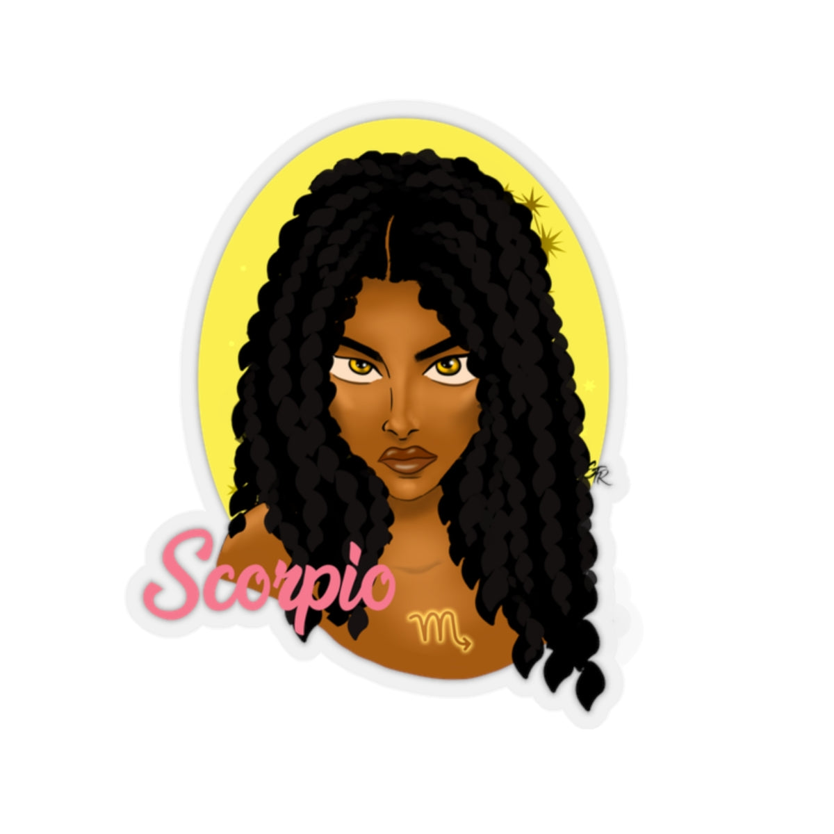 Zodiac Girls "Scorpio" Kiss-Cut Stickers