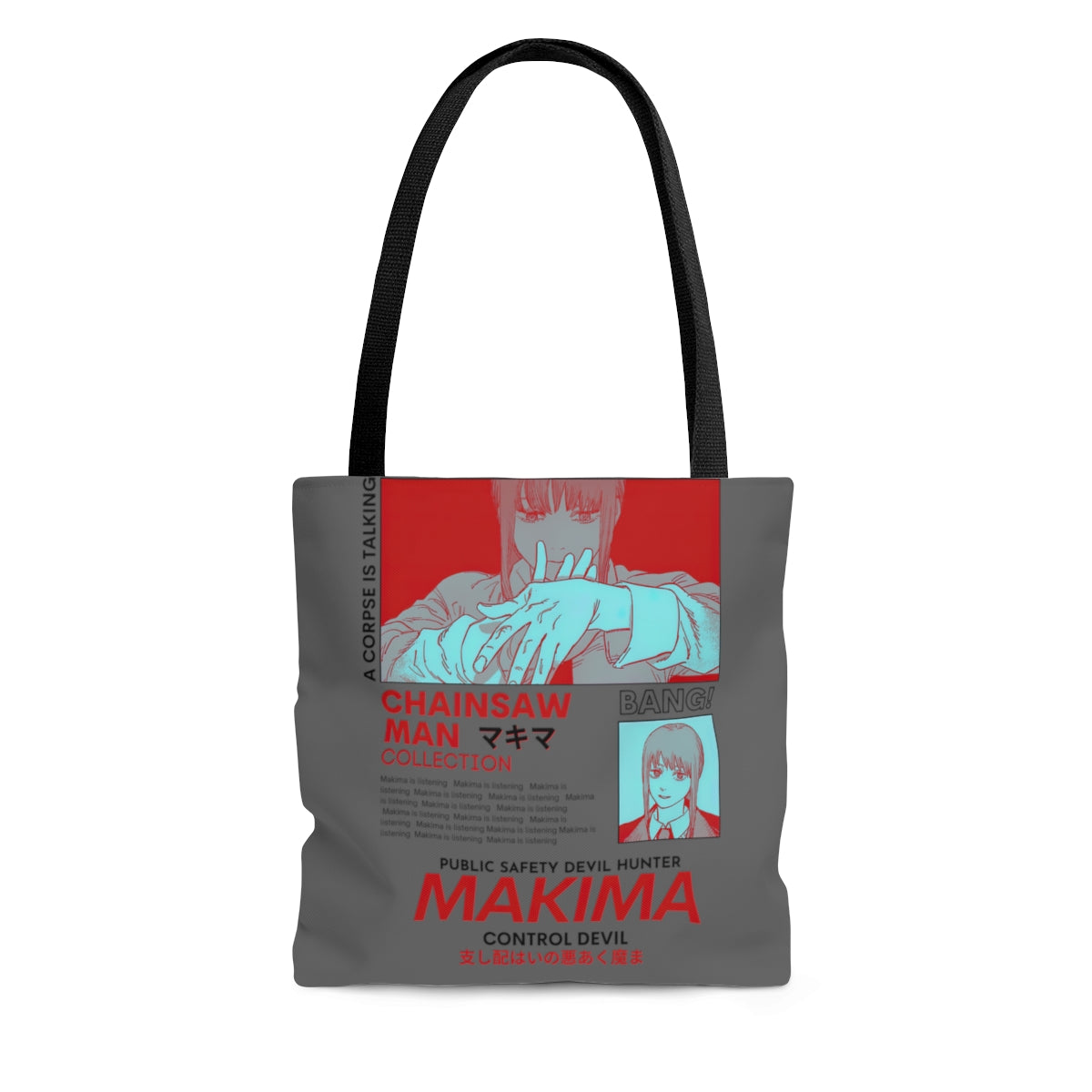 Control Devil AOP Tote Bag