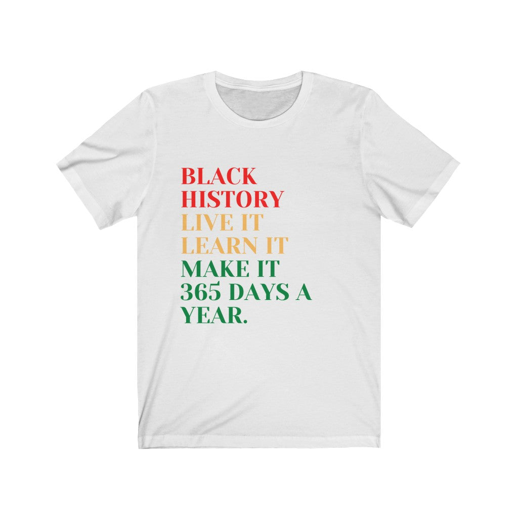 Black History - 365 Short Sleeve Tee