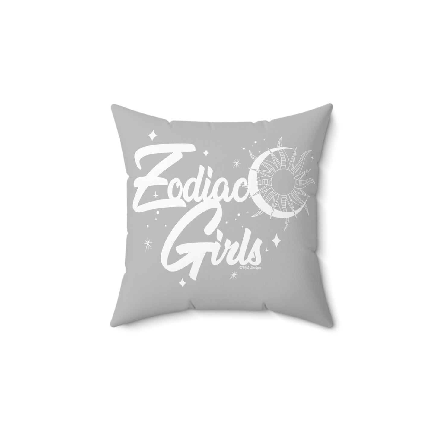Zodiac Girls Aquarius Spun Polyester Square Pillow