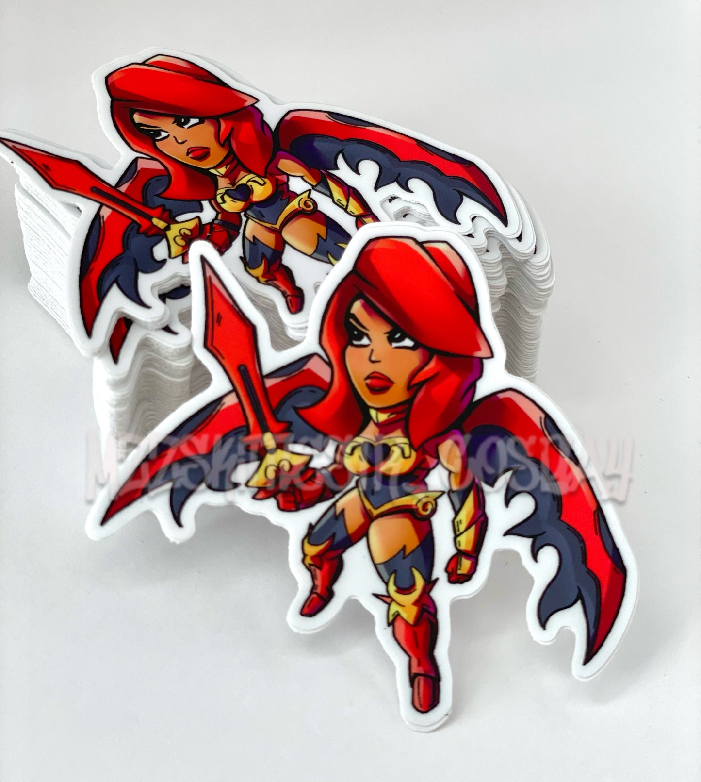 MzzSkittles - Erza Scarlet Die Cut Stickers "Preorder"