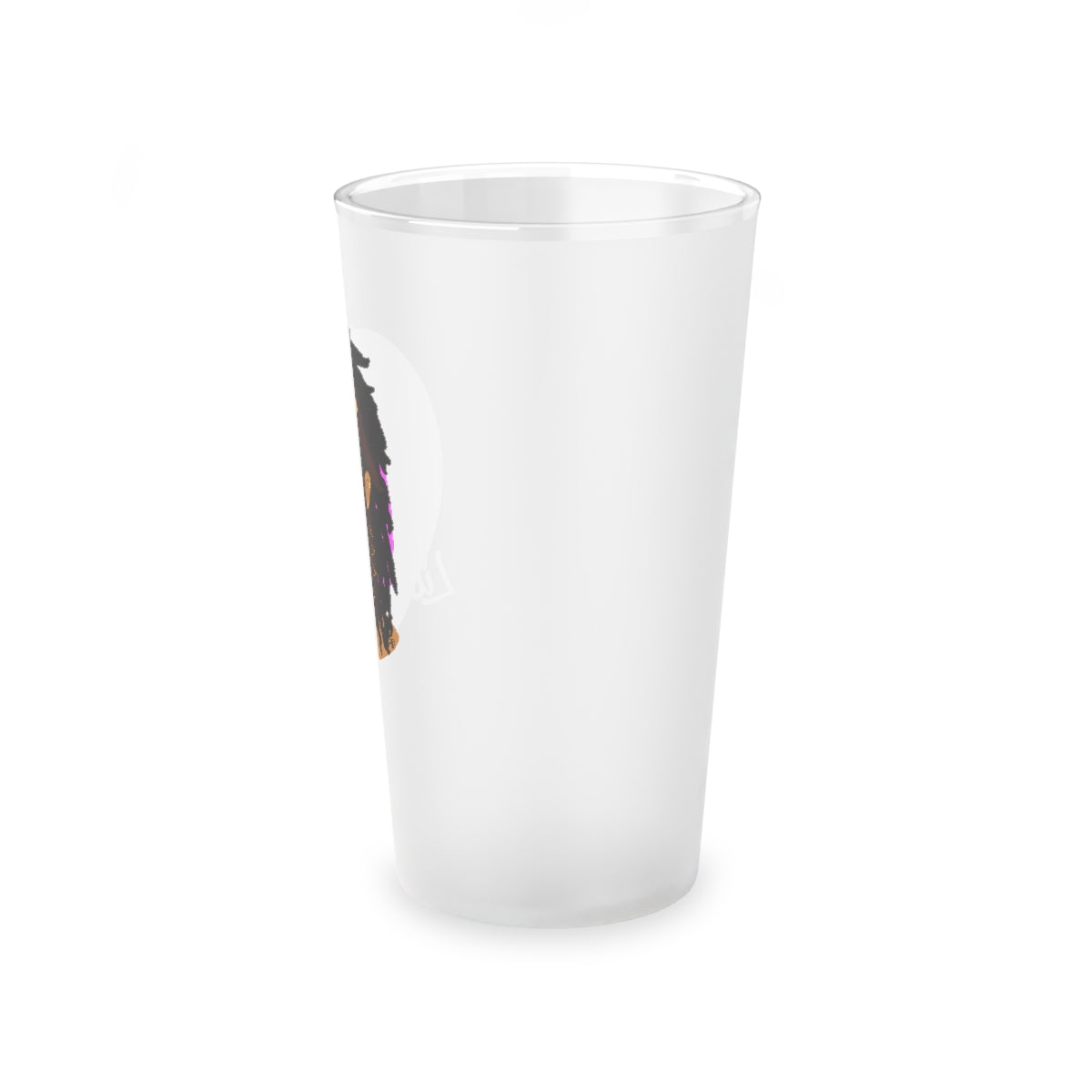 Zodiac Girls "Libra" Frosted Pint Glass, 16oz