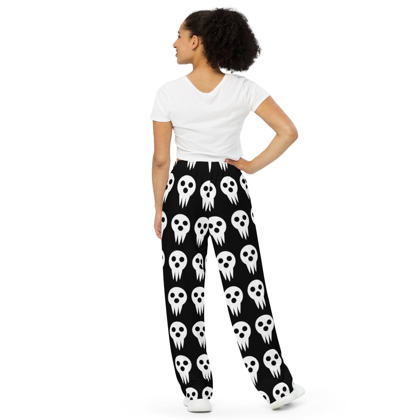 Kid All-over print unisex wide-leg pants