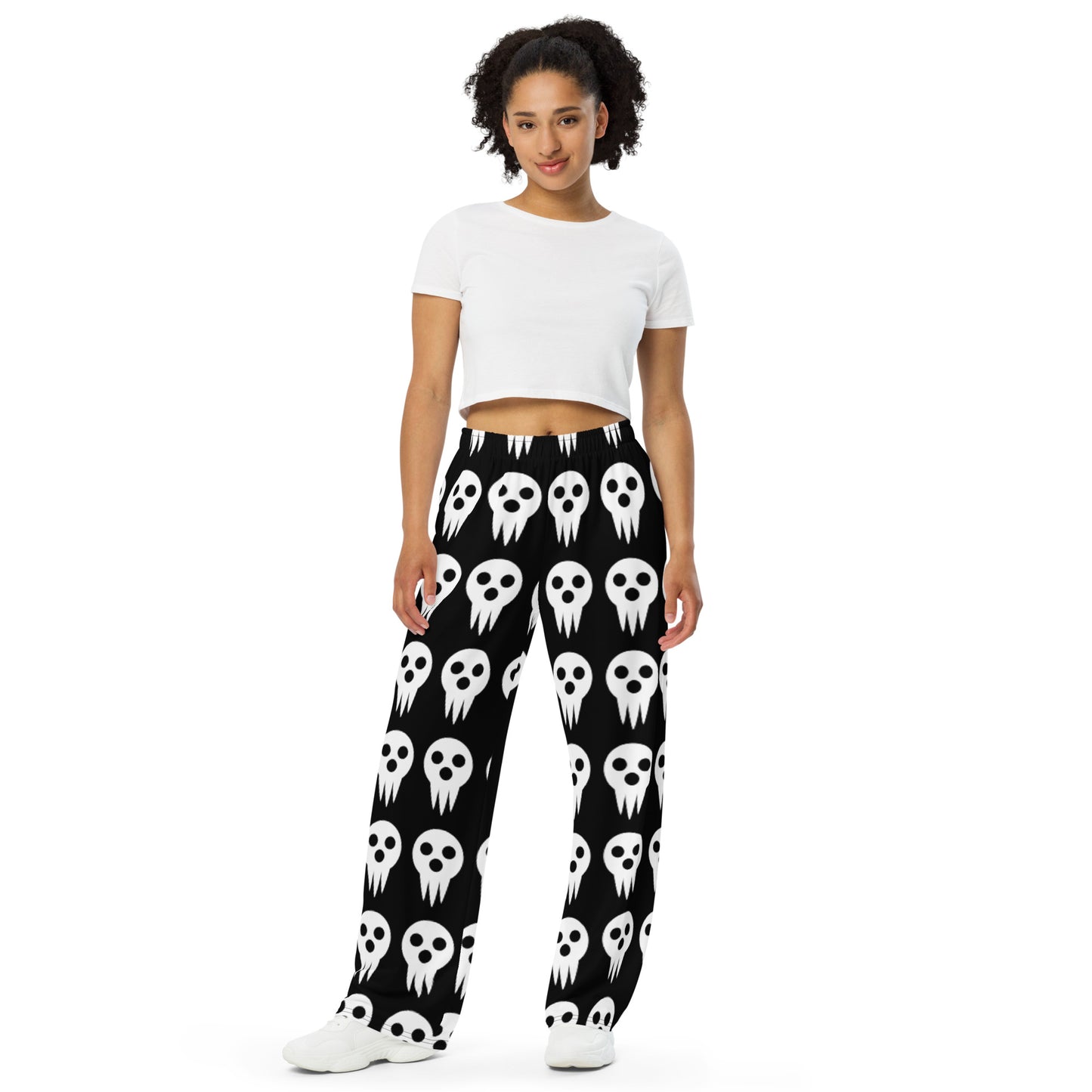 Kid All-over print unisex wide-leg pants