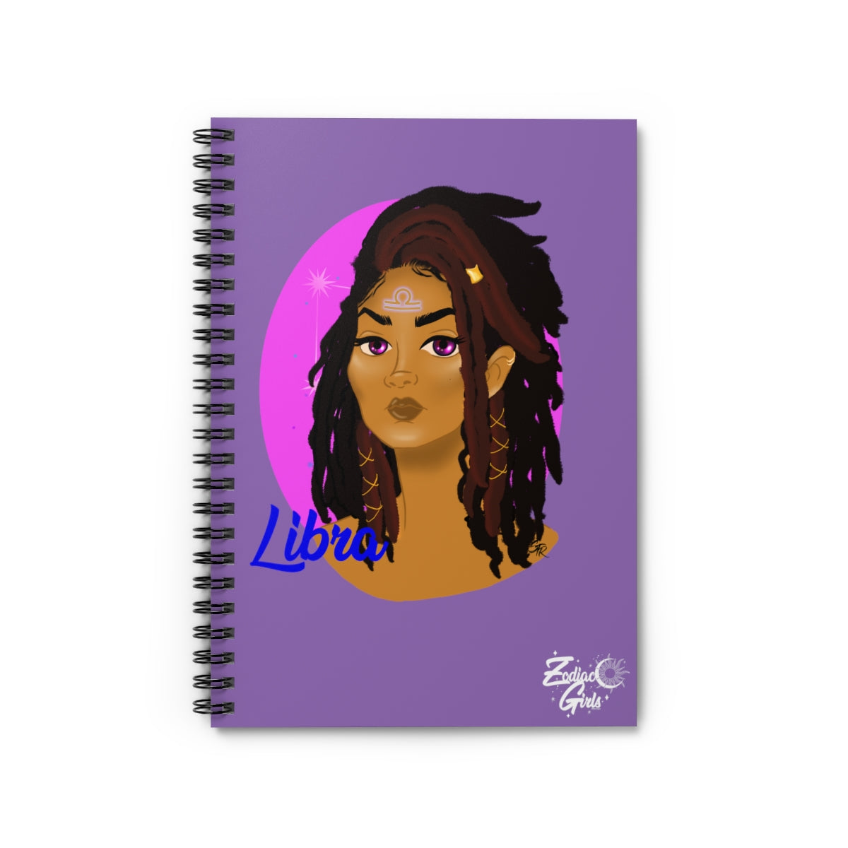 Zodiac Girls Libra Spiral Notebook - Ruled Line