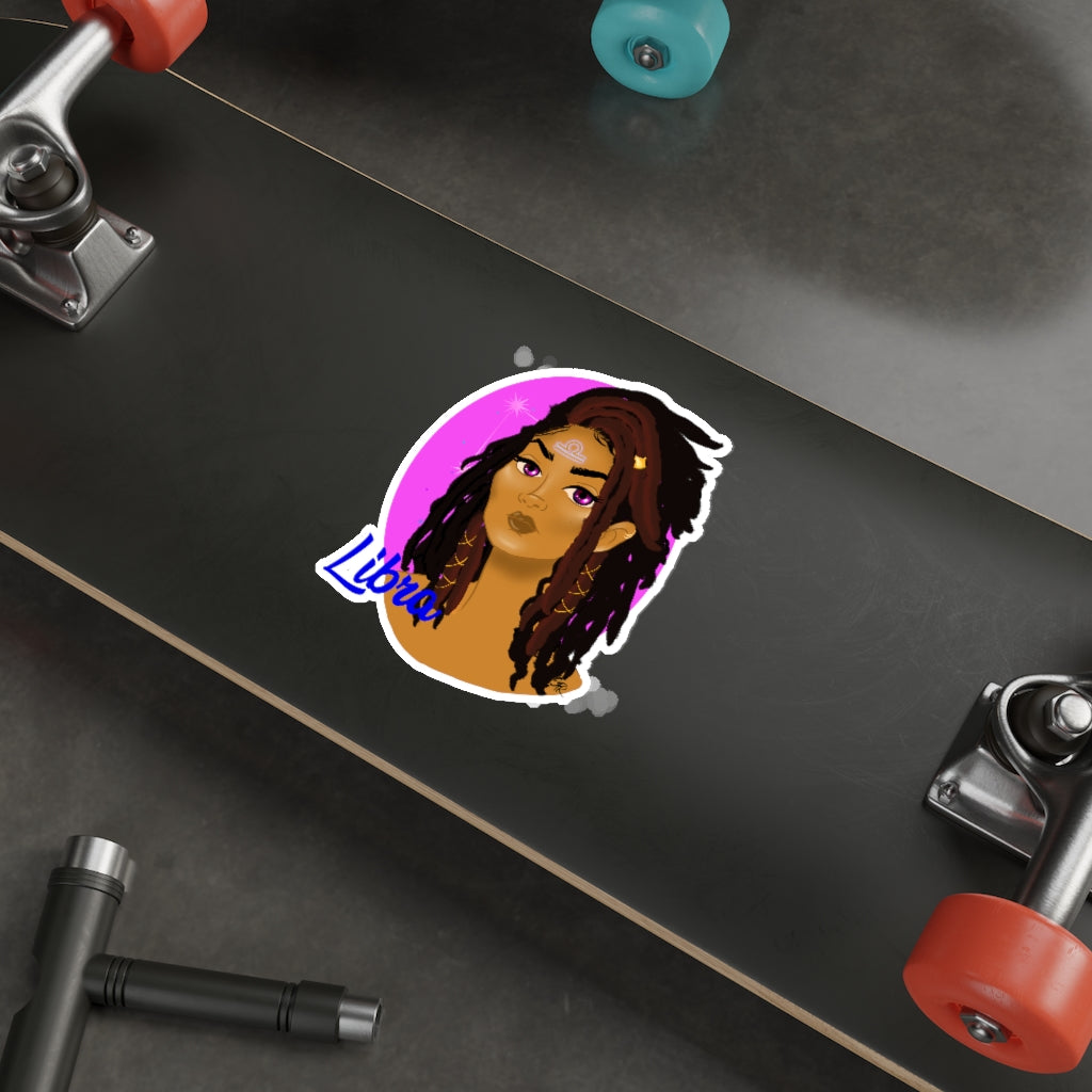 Zodiac Girls "Libra" Die-Cut Stickers